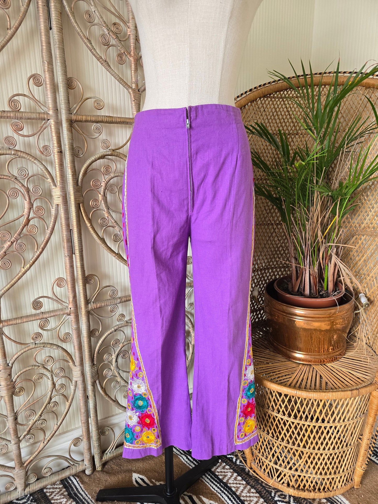 Vintage flares 60s 70s trousers