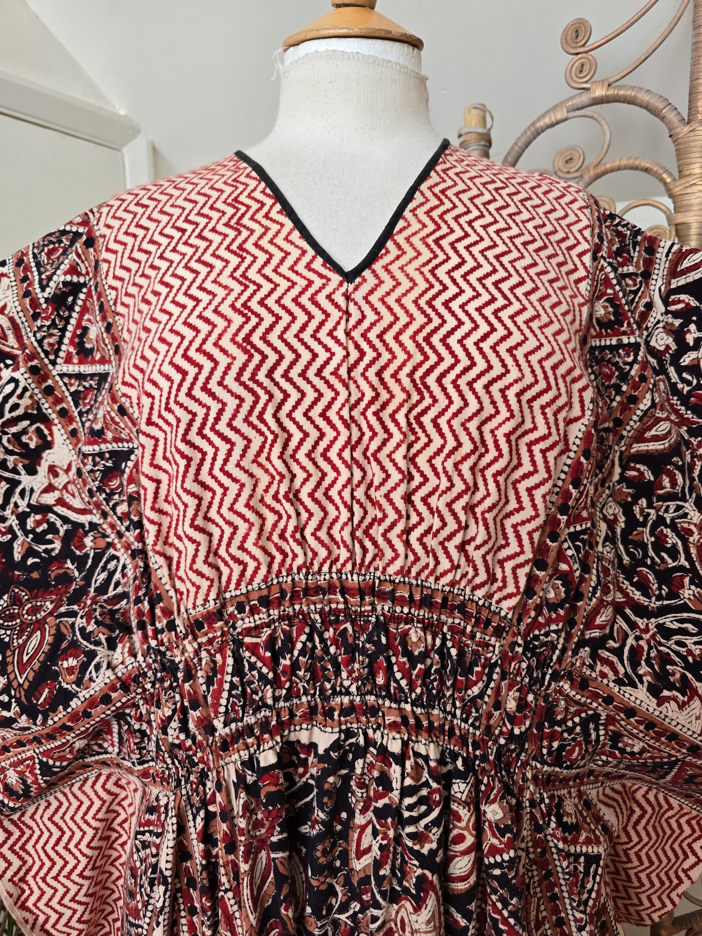 Vintage indian kaftan dress
