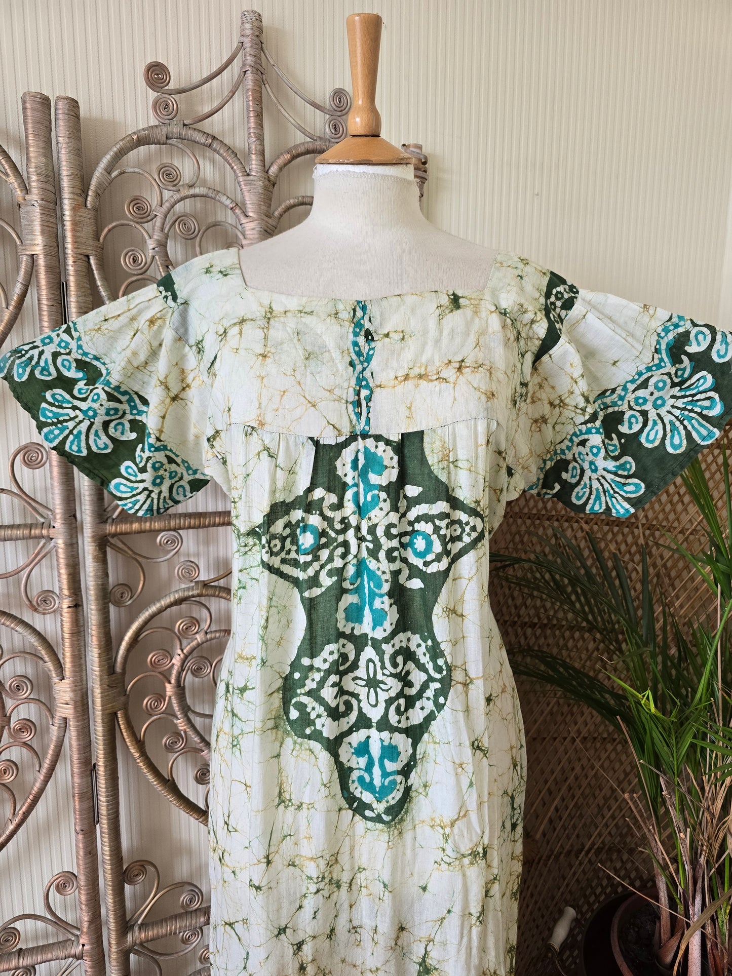 Vintage Batik print dress