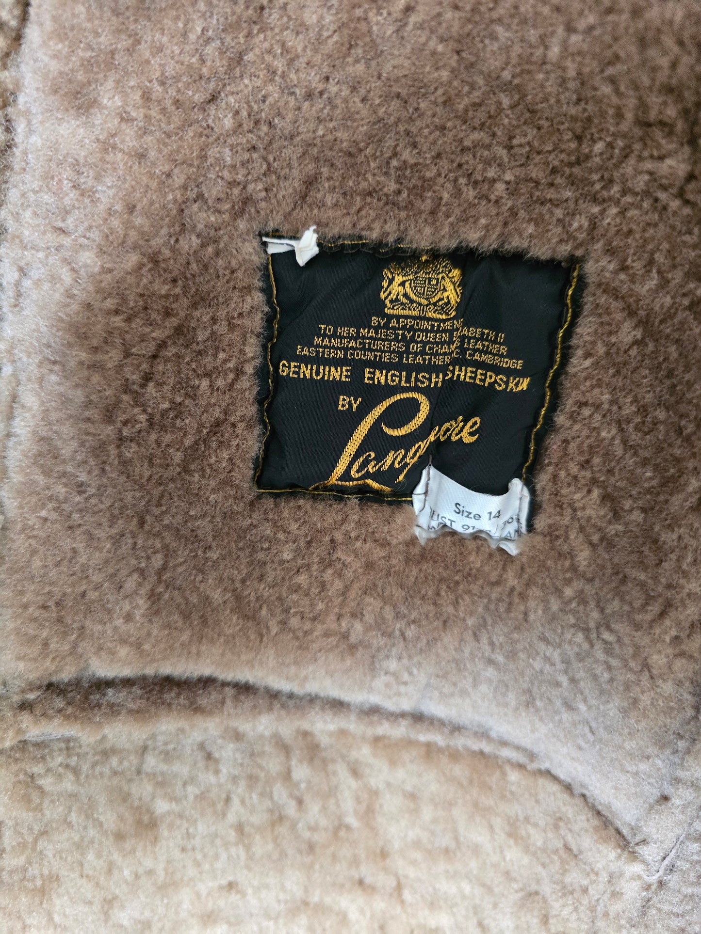 Vintage sheepskin coat