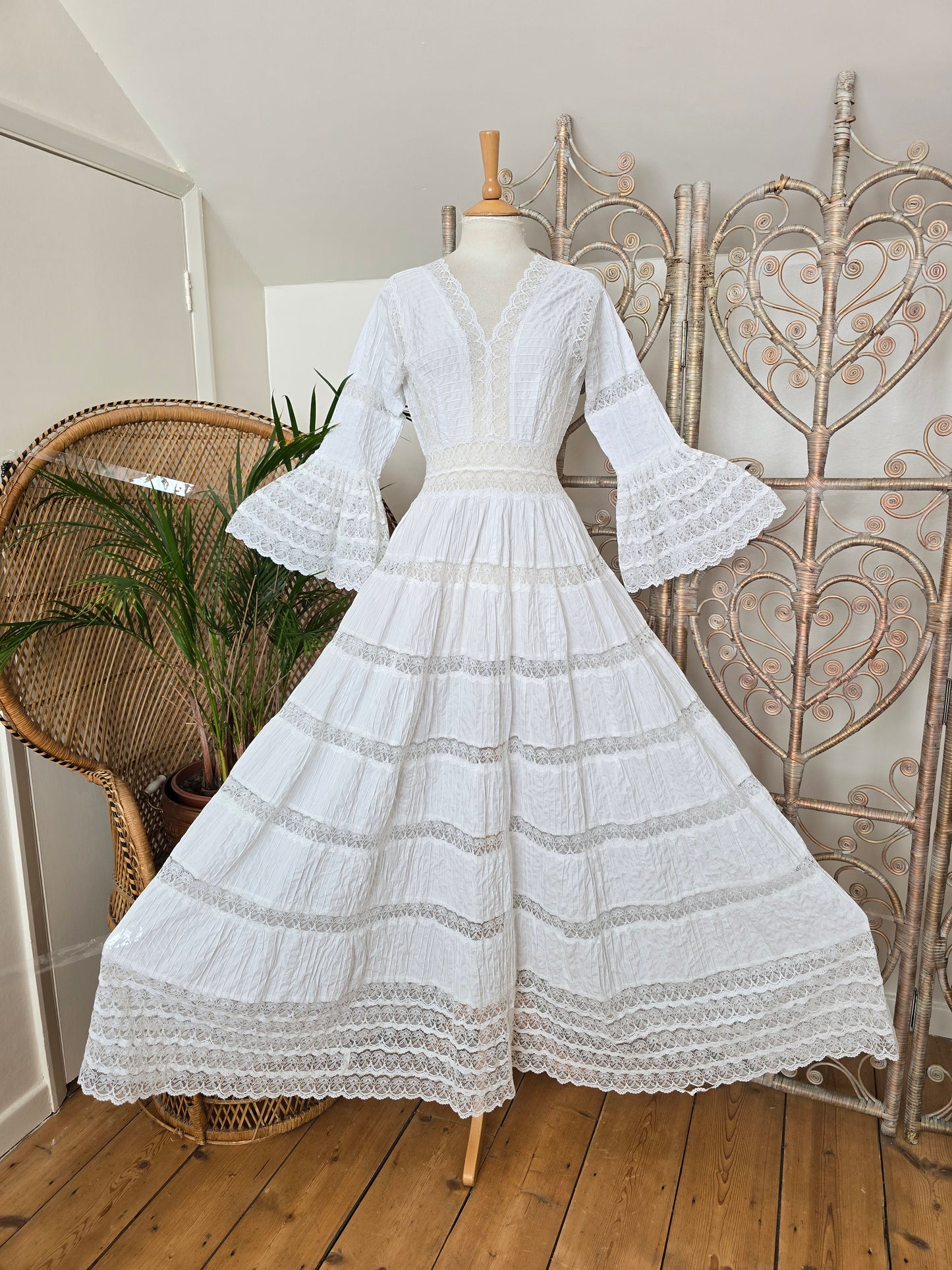 Vintage mexican 70s dress