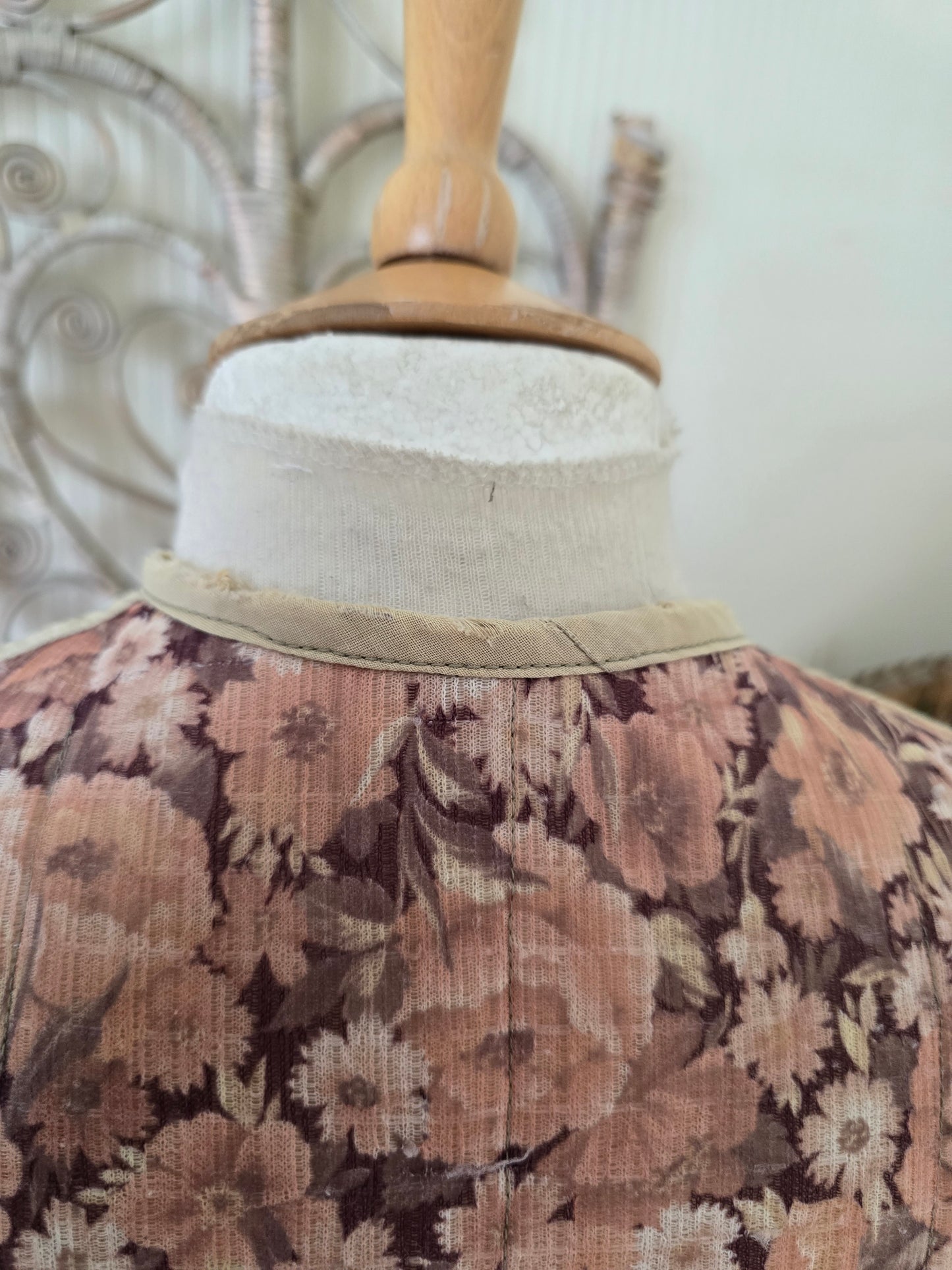 Vintage floral waistcoat