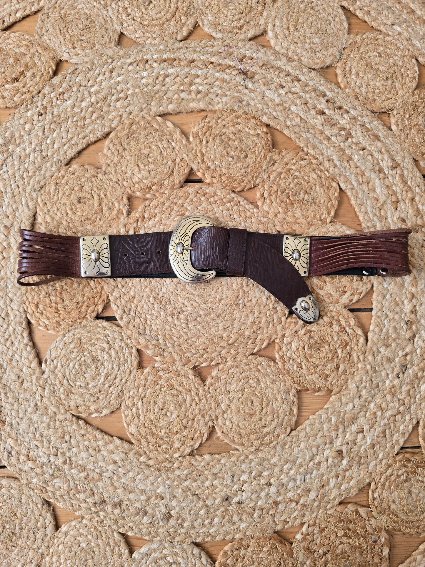 Vintage leather belt