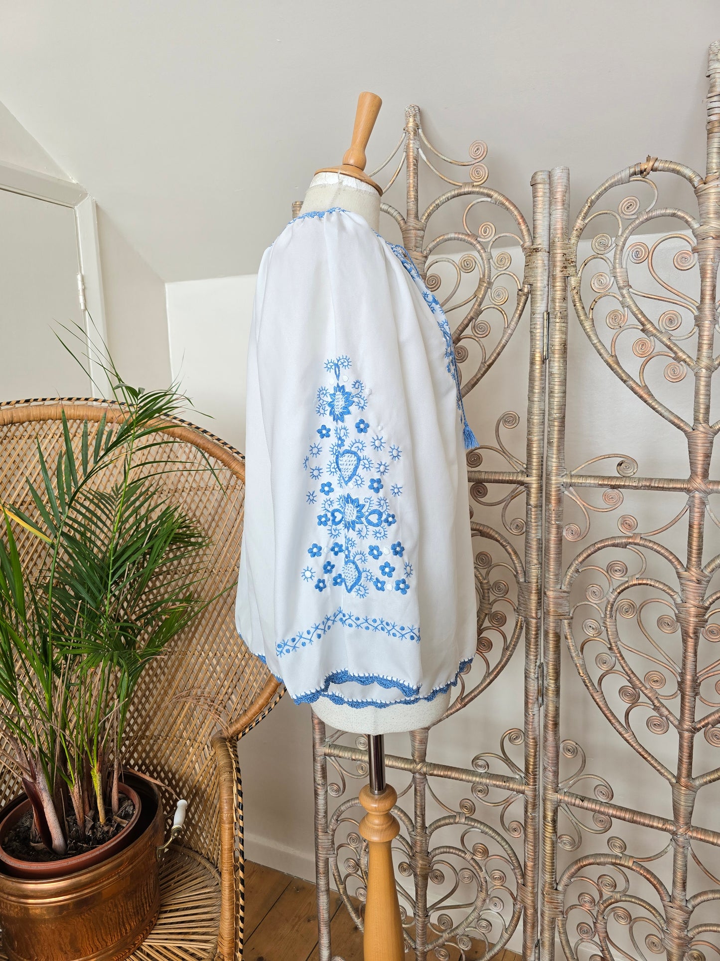 Vintage embroidered blouse