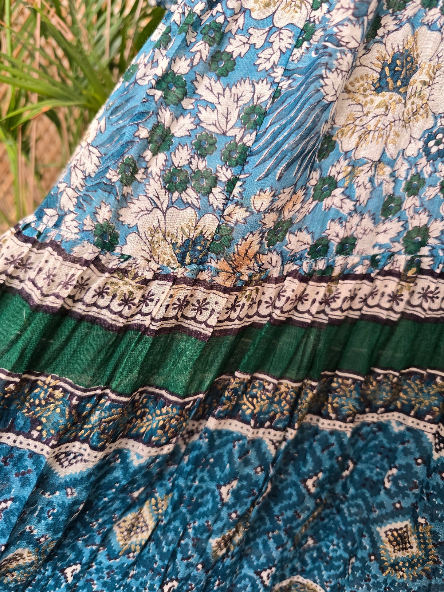 Vintage Mina of London Indian cotton dress