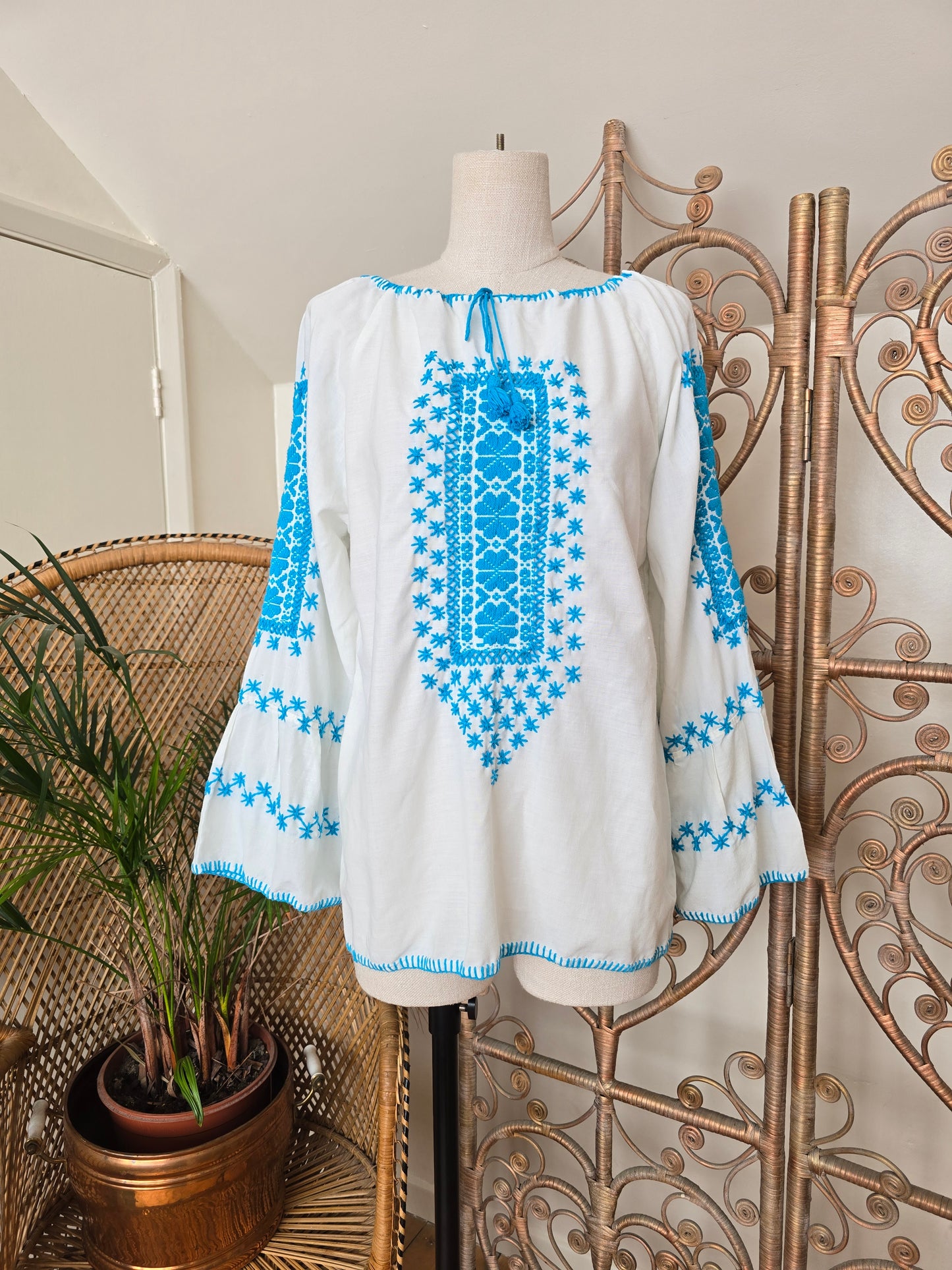 Vintage embroidered blouse