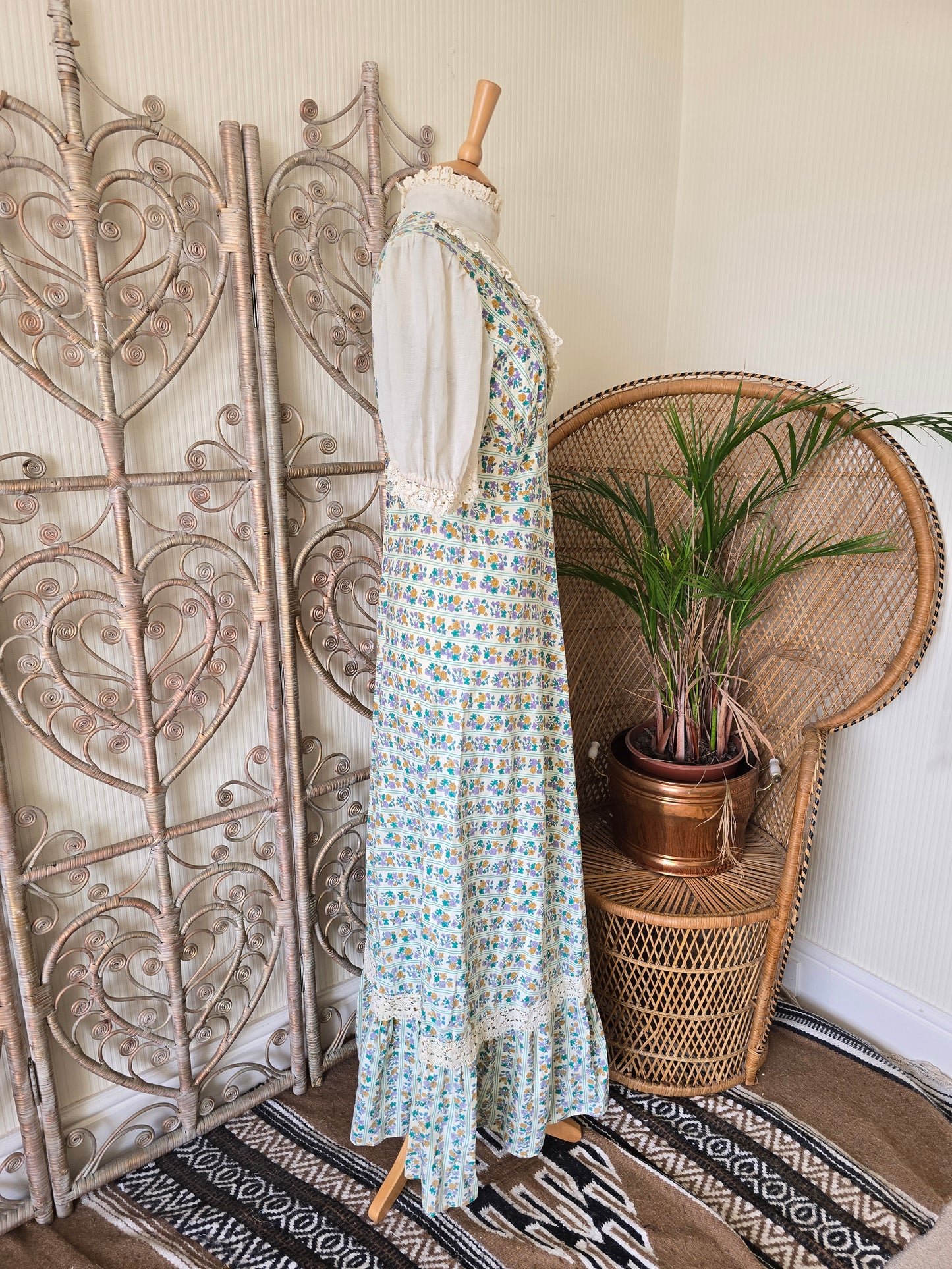 Vintage 70s Samuel Sherman maxi dress
