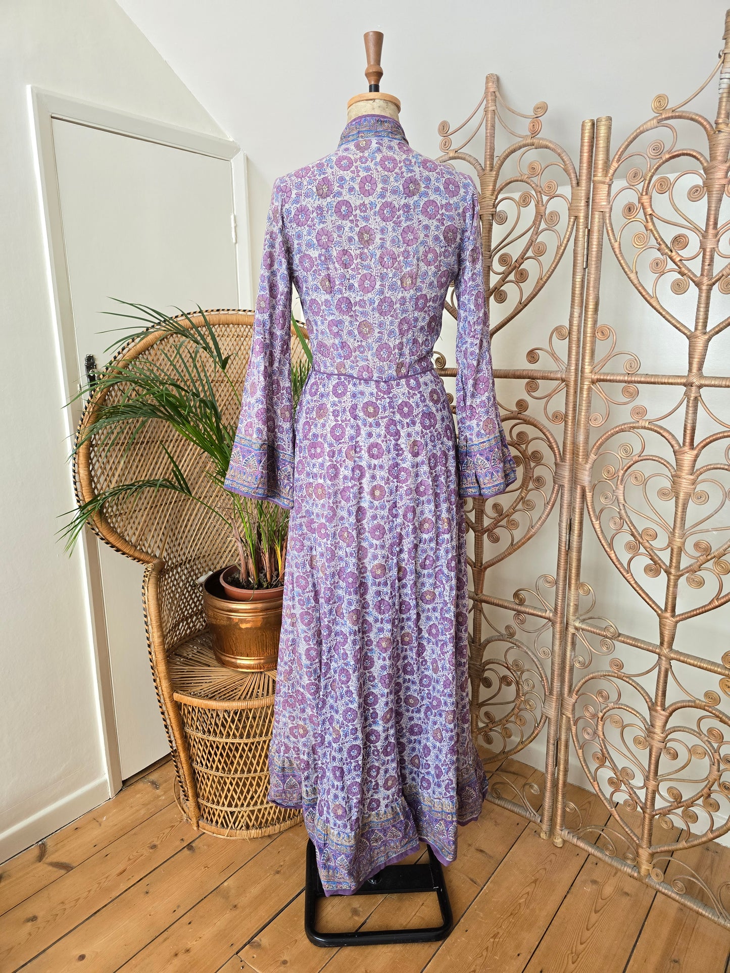 Vintage Anokhi indian 70s maxi dress