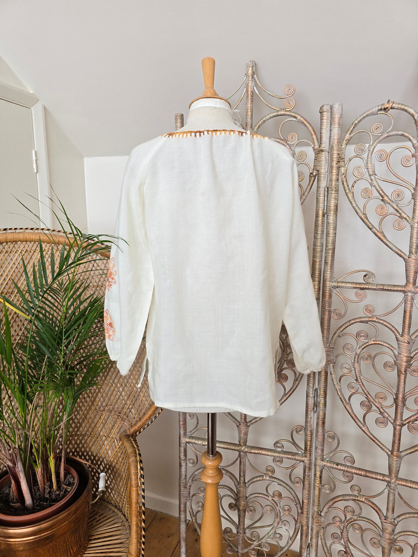 Vintage embroidered blouse