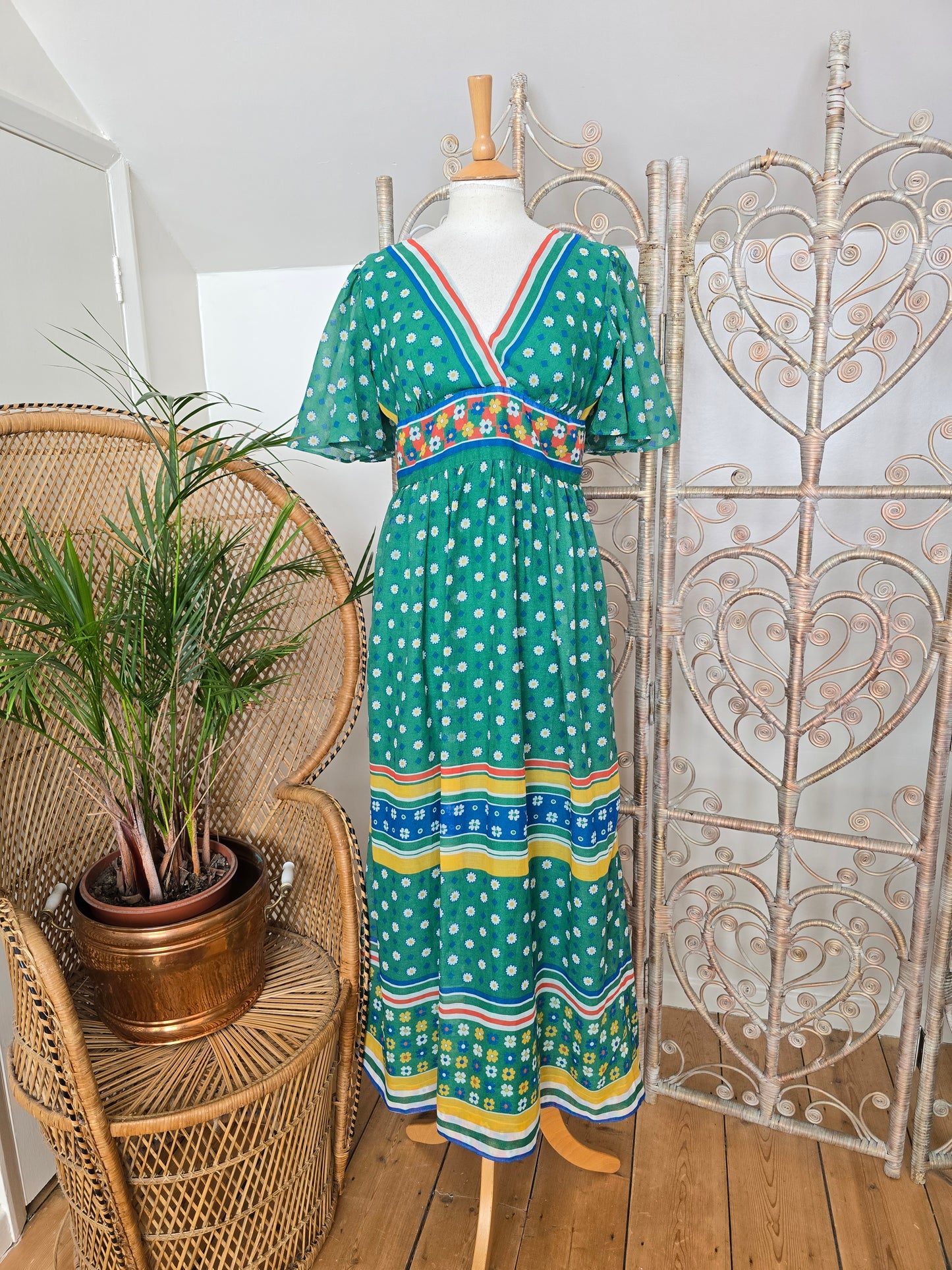Vintage 70s Samuel Sherman maxi dress