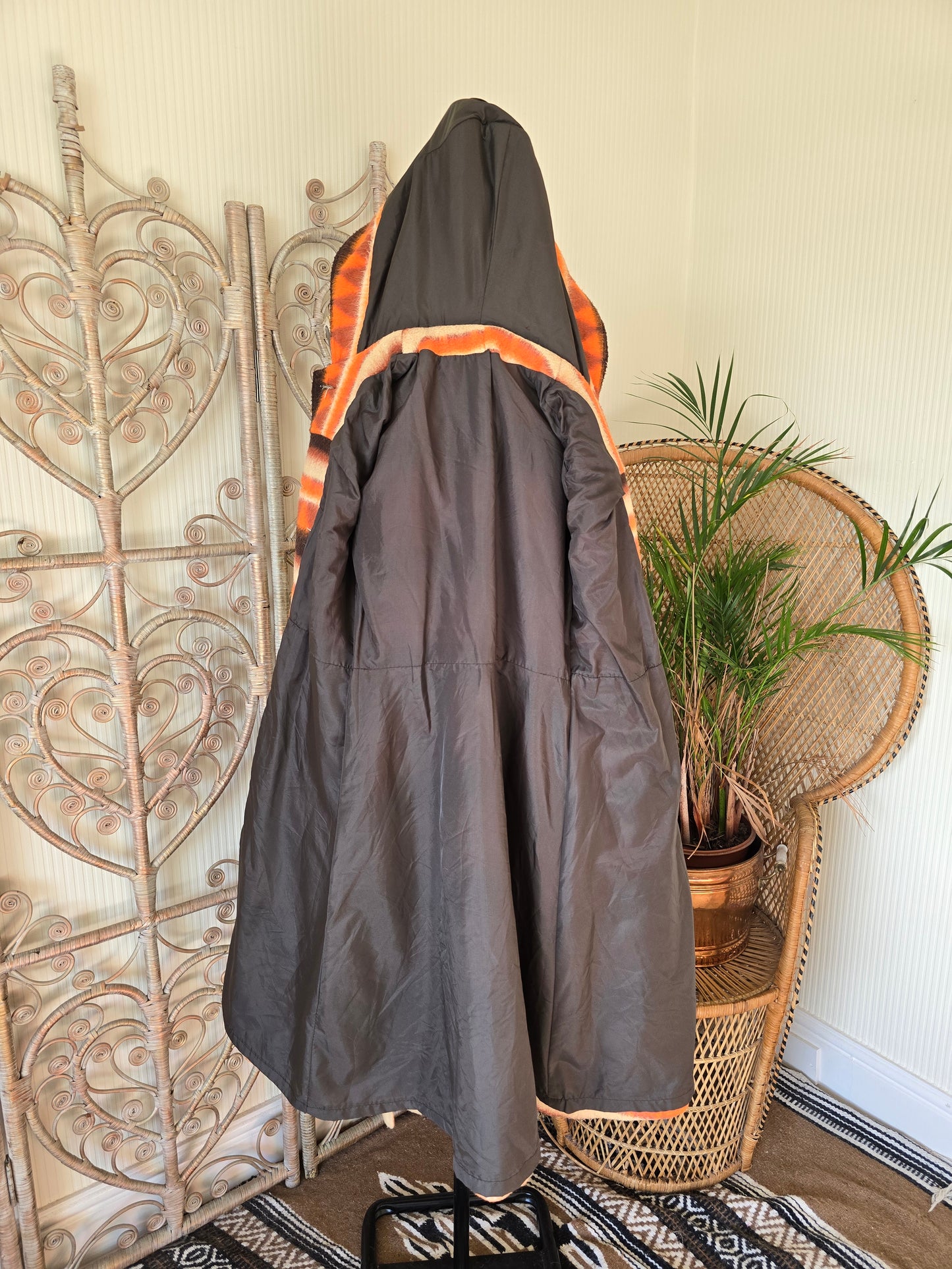 Vintage blanket 70s coat