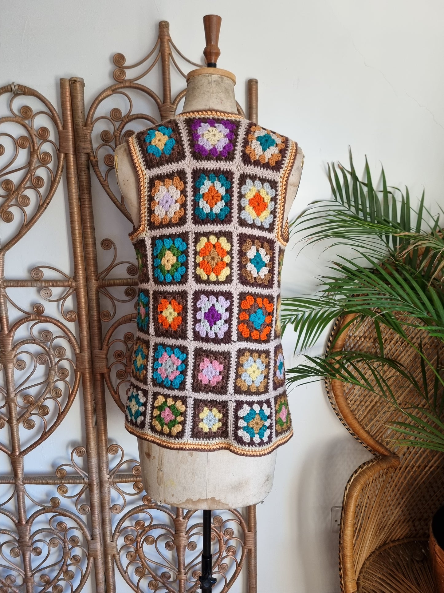 Vintage crochet waistcoat