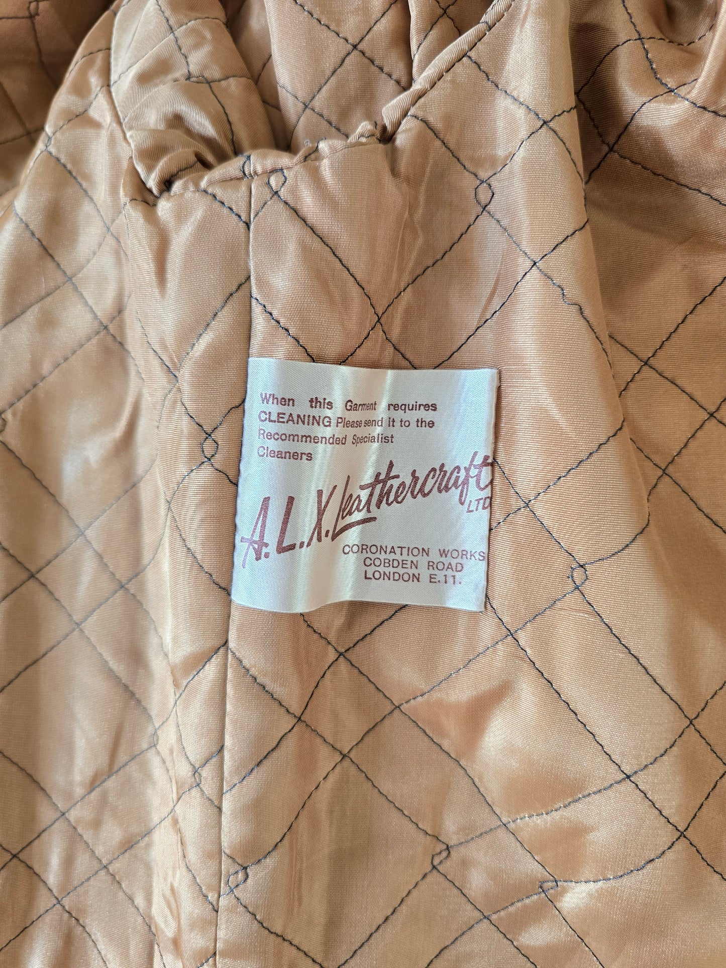 Vintage suede Sheepskin collar cuff coat