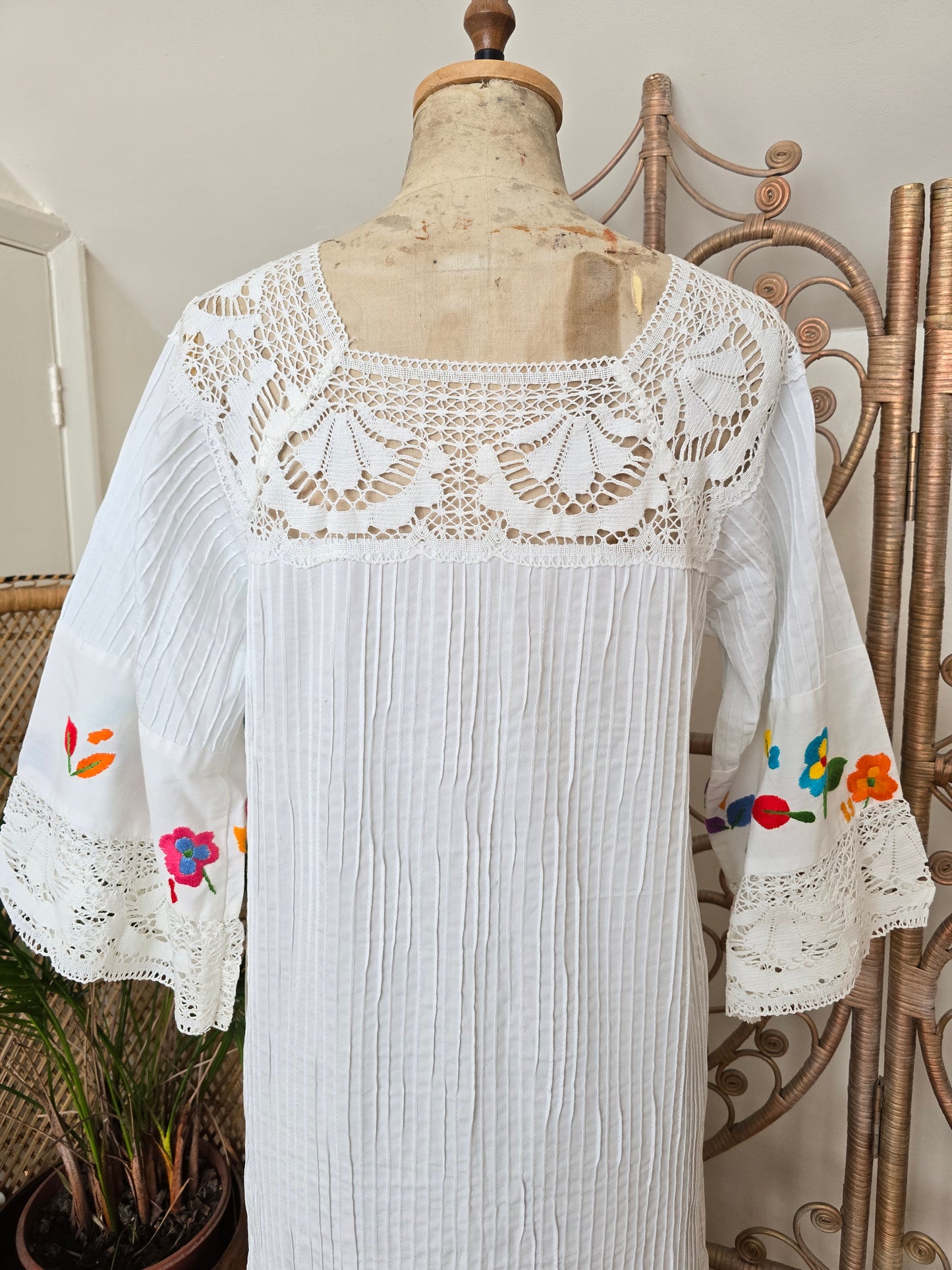 Vintage mexican maxi dress