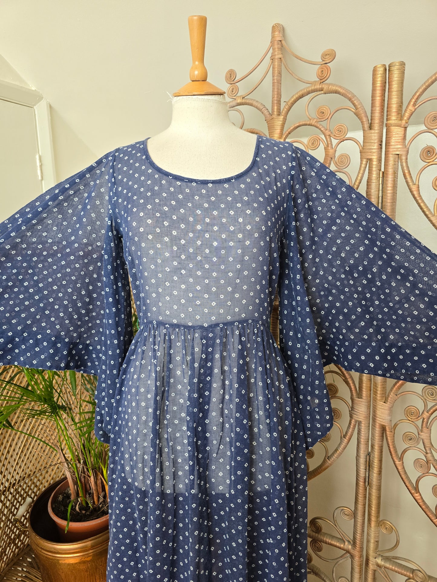Vintage 70s maxi dress