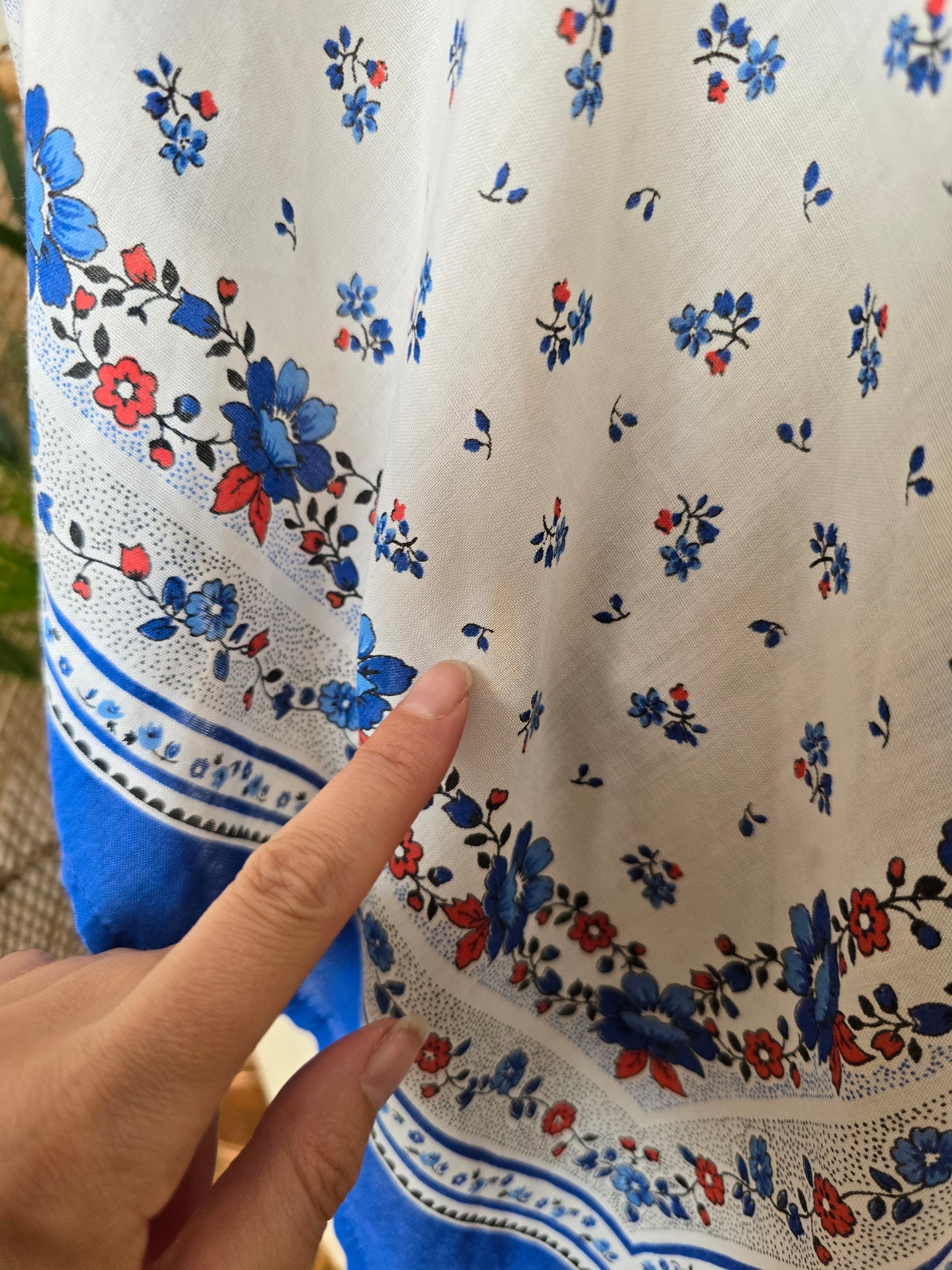 Vintage handkerchief blouse