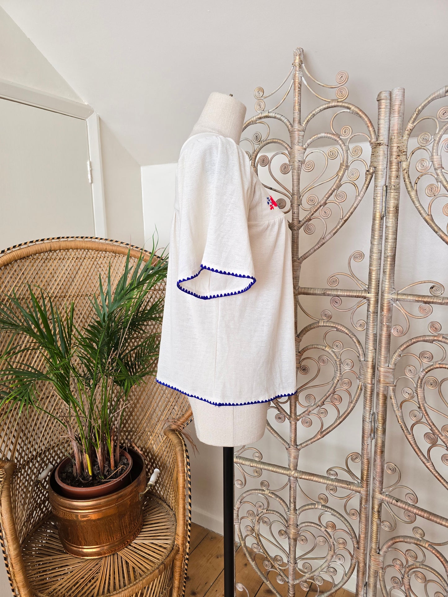 Vintage embroidered blouse
