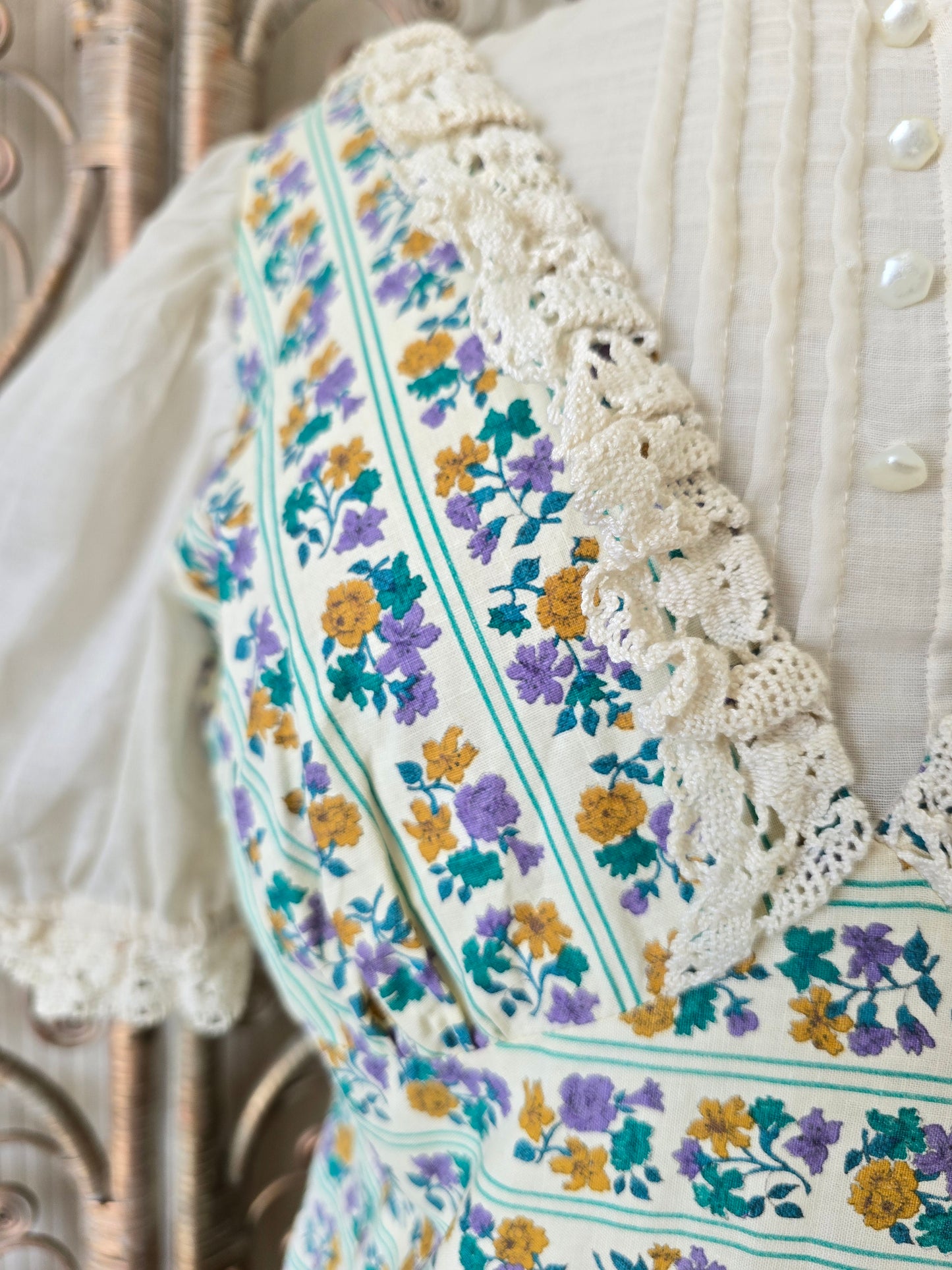 Vintage 70s Samuel Sherman maxi dress