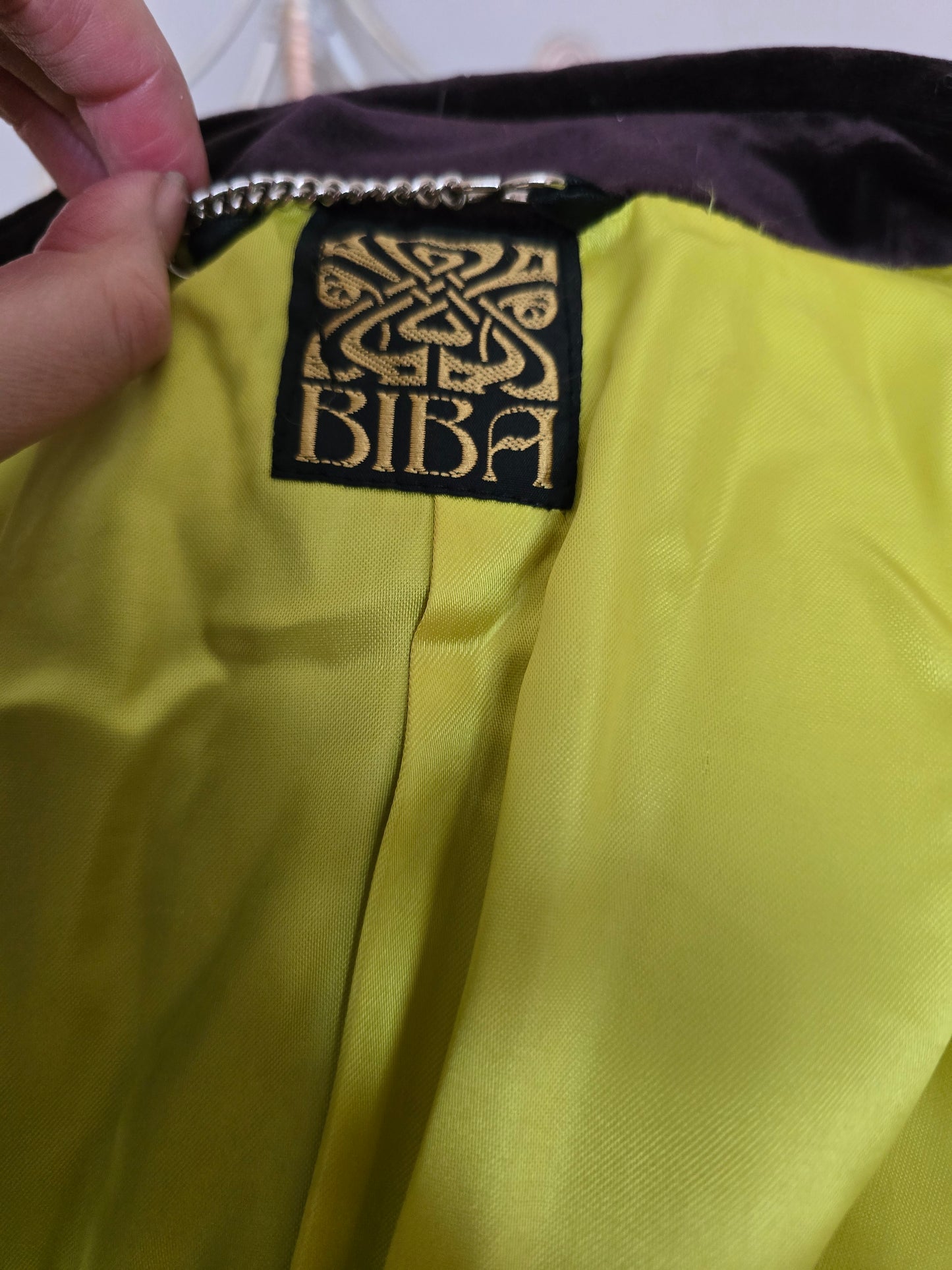 Vintage Biba velvet coat