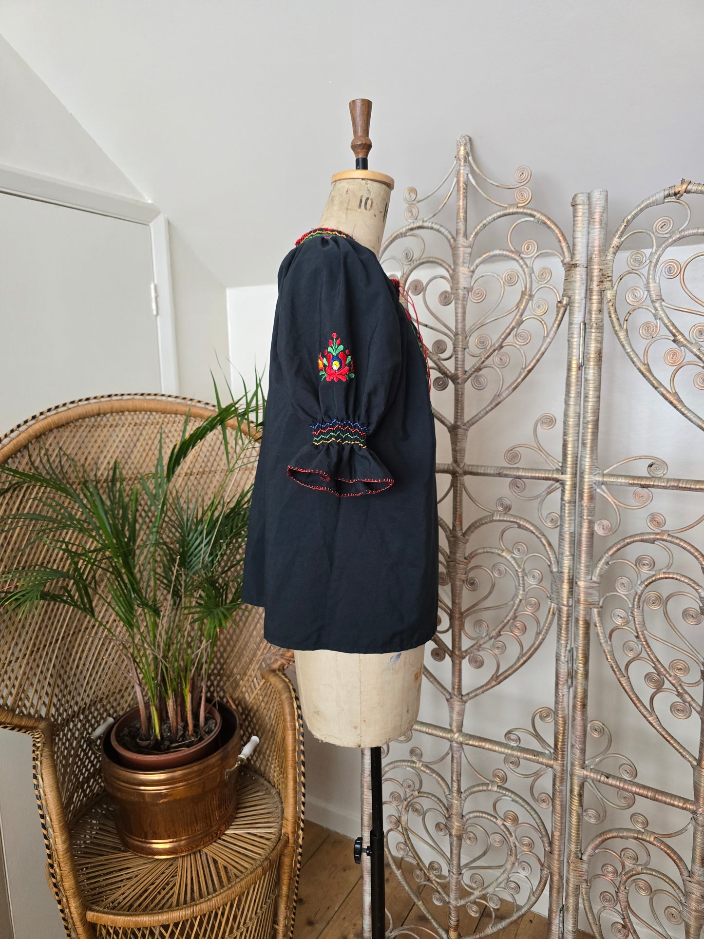 Vintage embroidered blouse