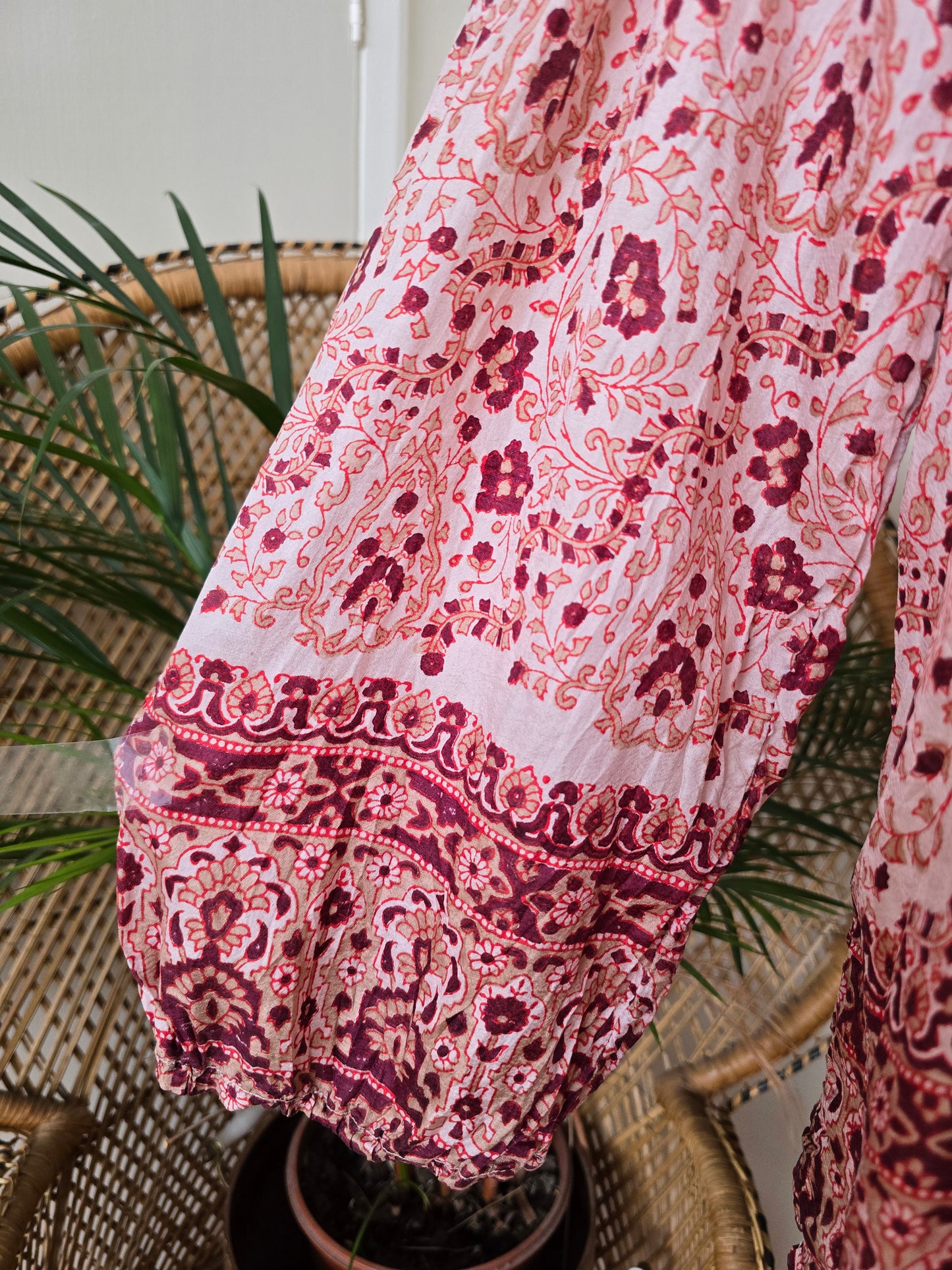 Vintage silk Indian blouse