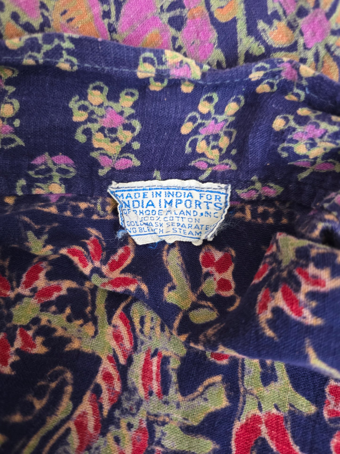 Vintage india Imports of Rhode Islands Indian maxi skirt