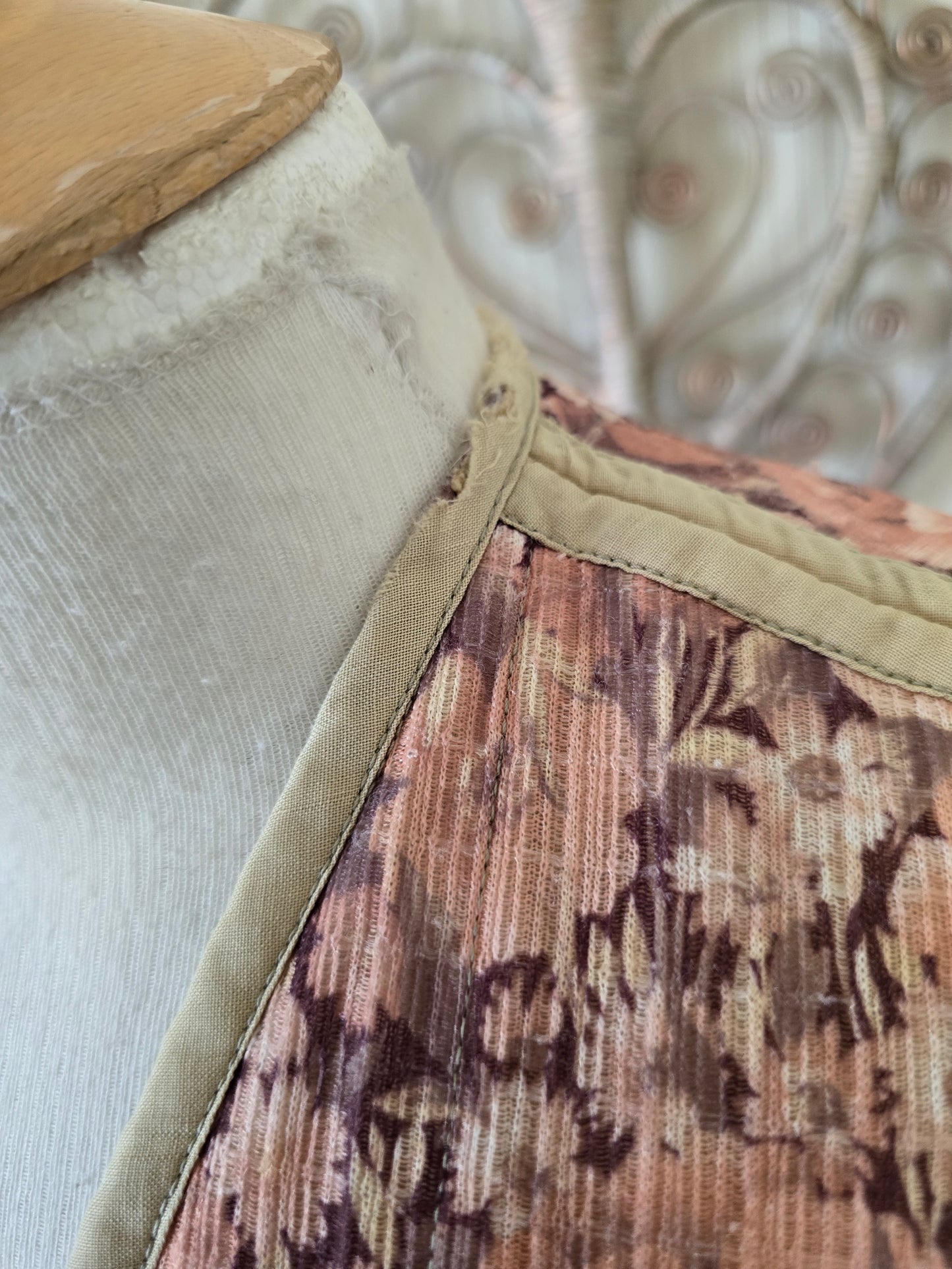 Vintage floral waistcoat