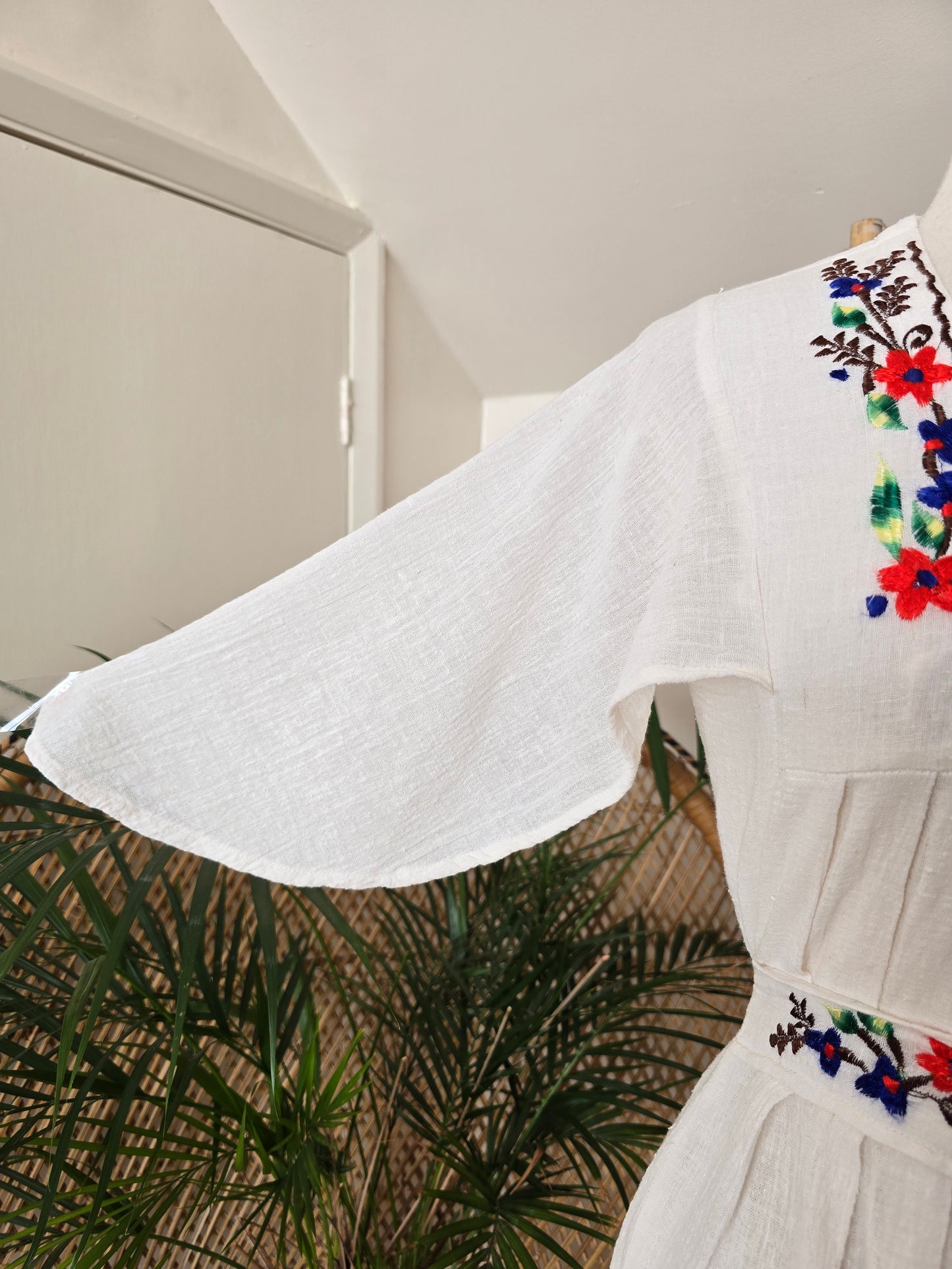 Vintage cheesecloth cotton blouse