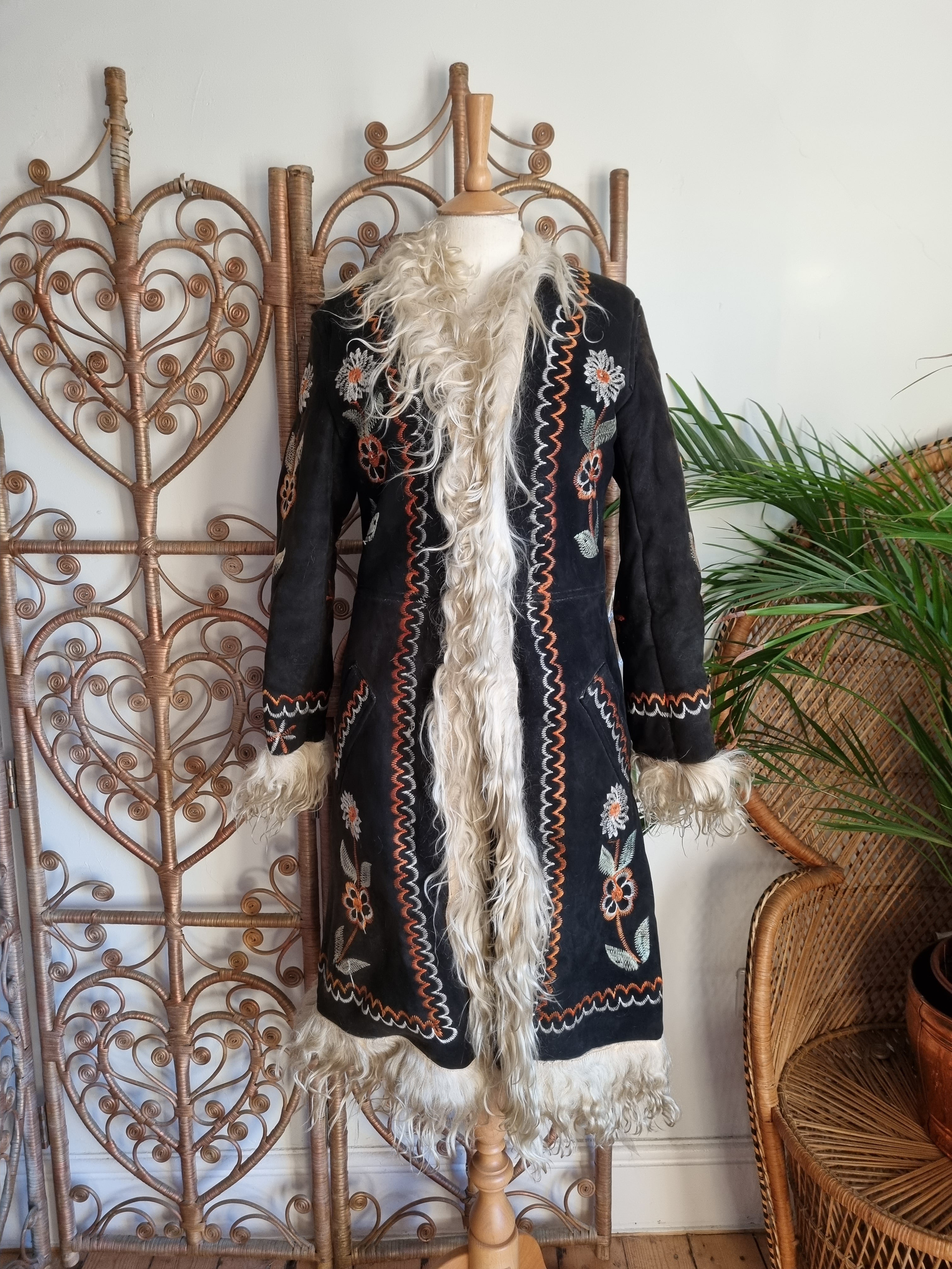 Vintage deals embroidered coat