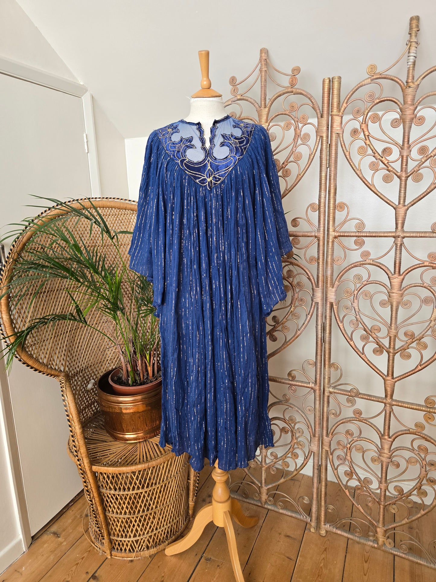 Vintage greek smock dress
