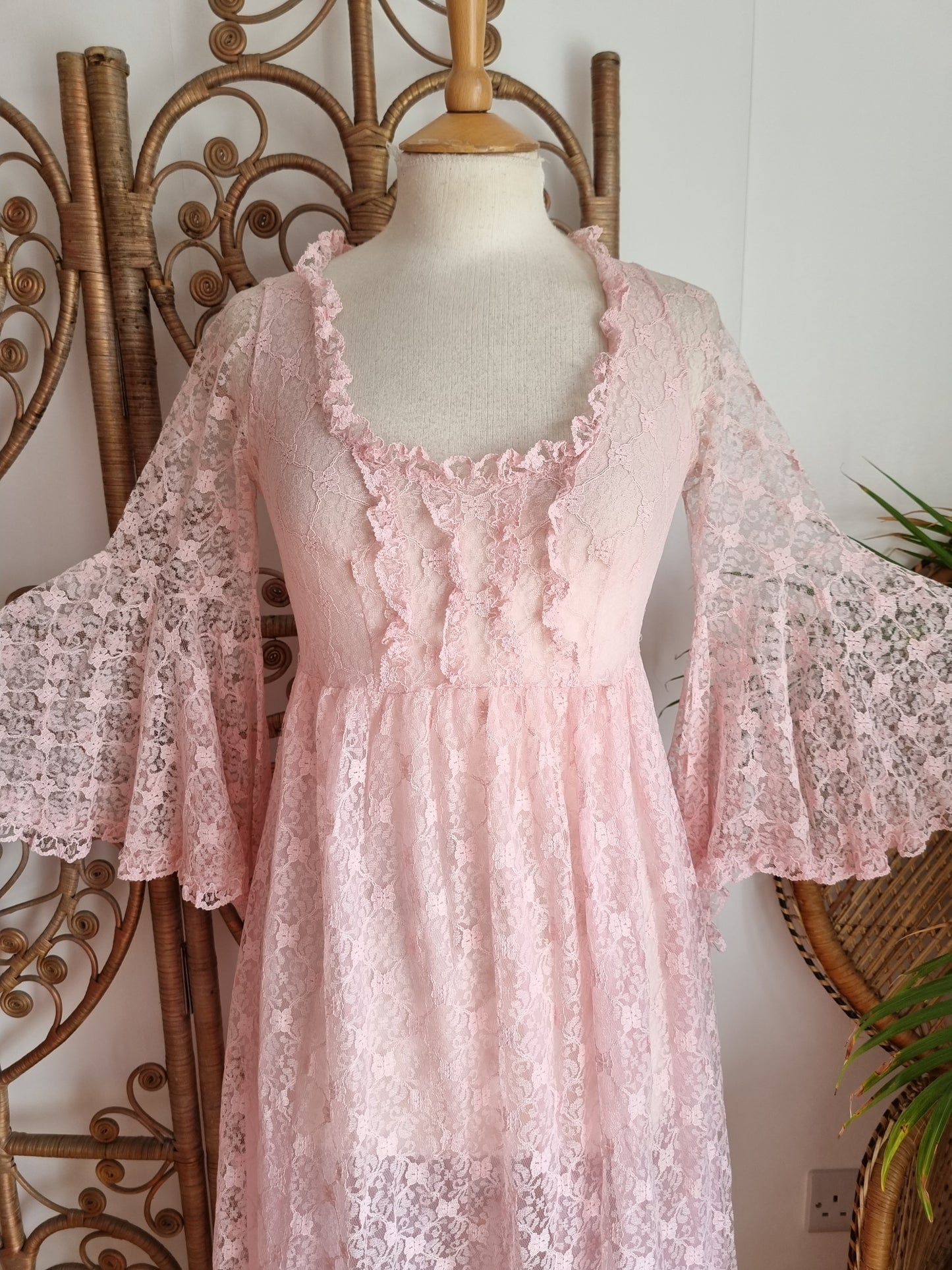 Vintage lace Richards shop dress S