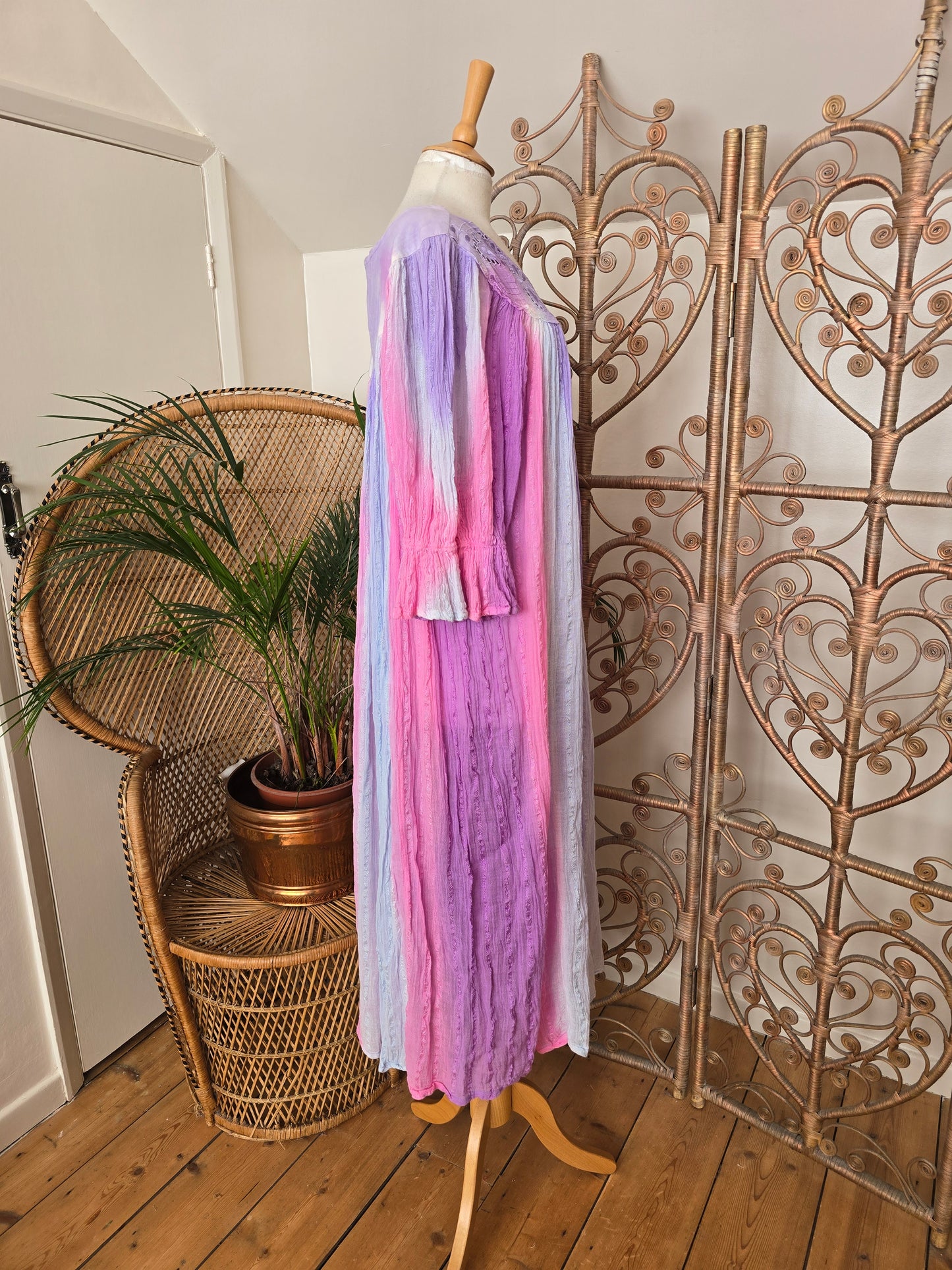 Vintage greek smock dress