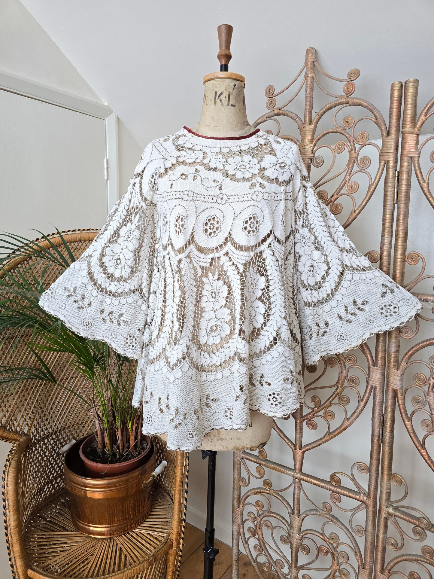 Vintage lace tunic