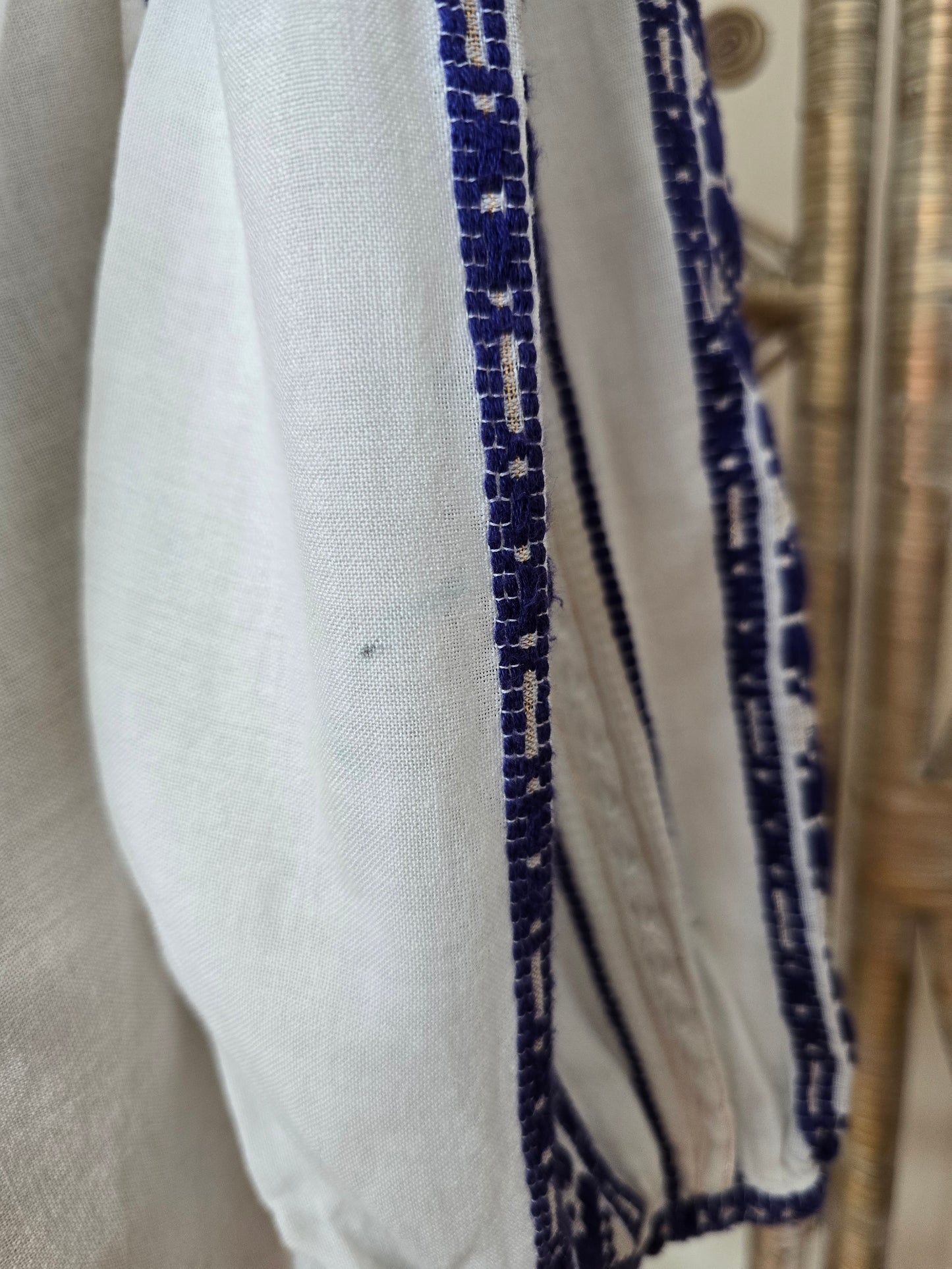 Vintage Romanian embroidered blouse