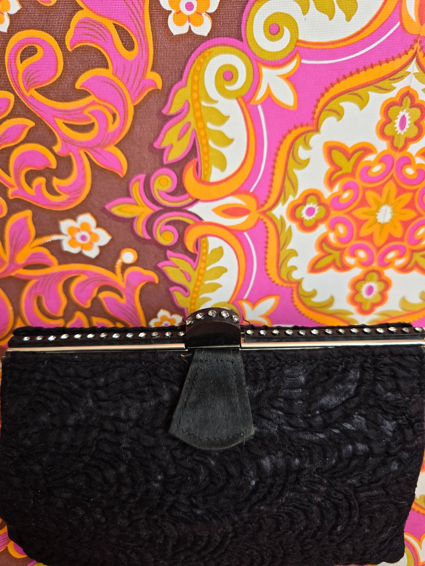 Vintage 50s clutch purse bag
