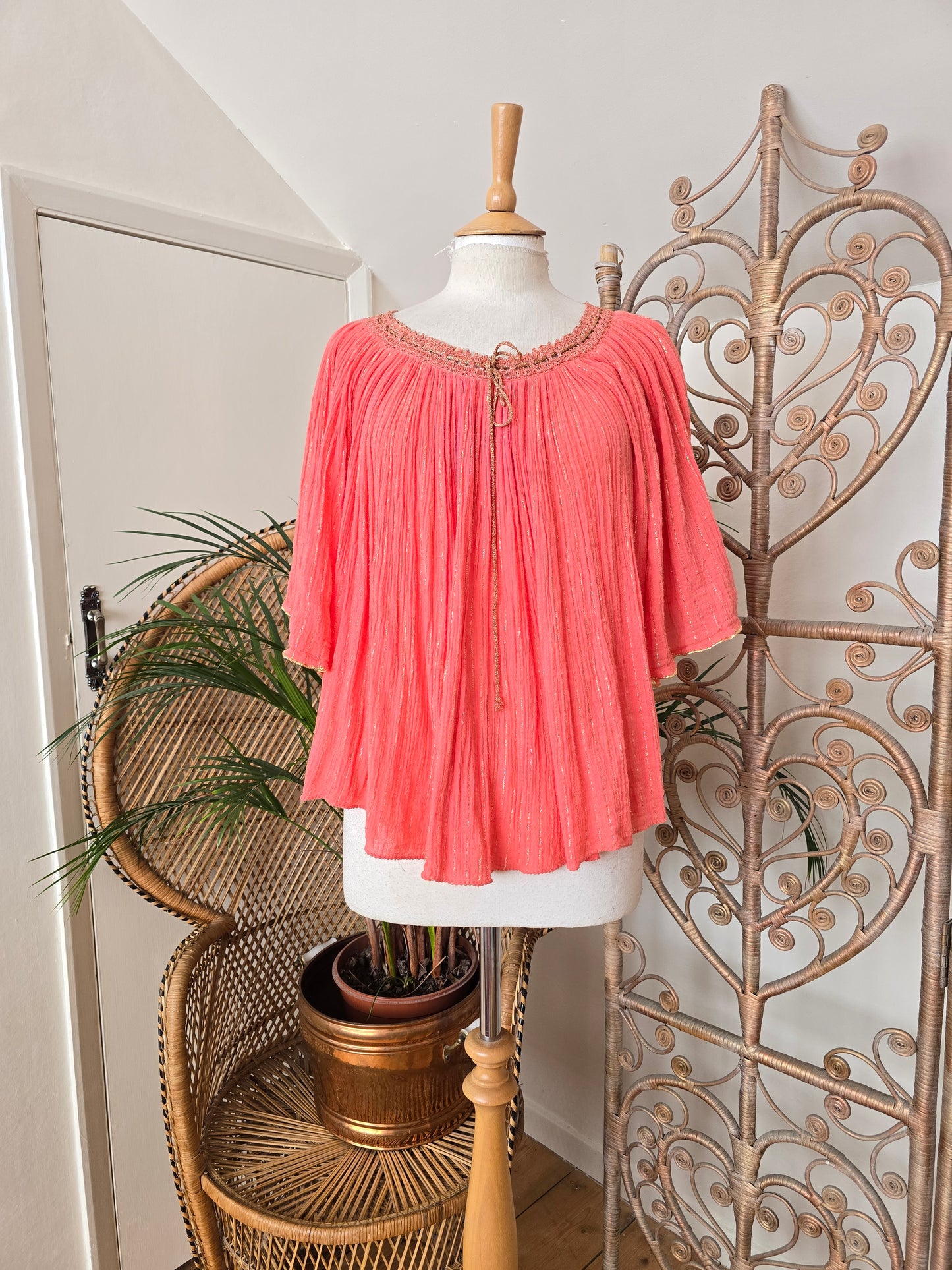 Vintage smock blouse