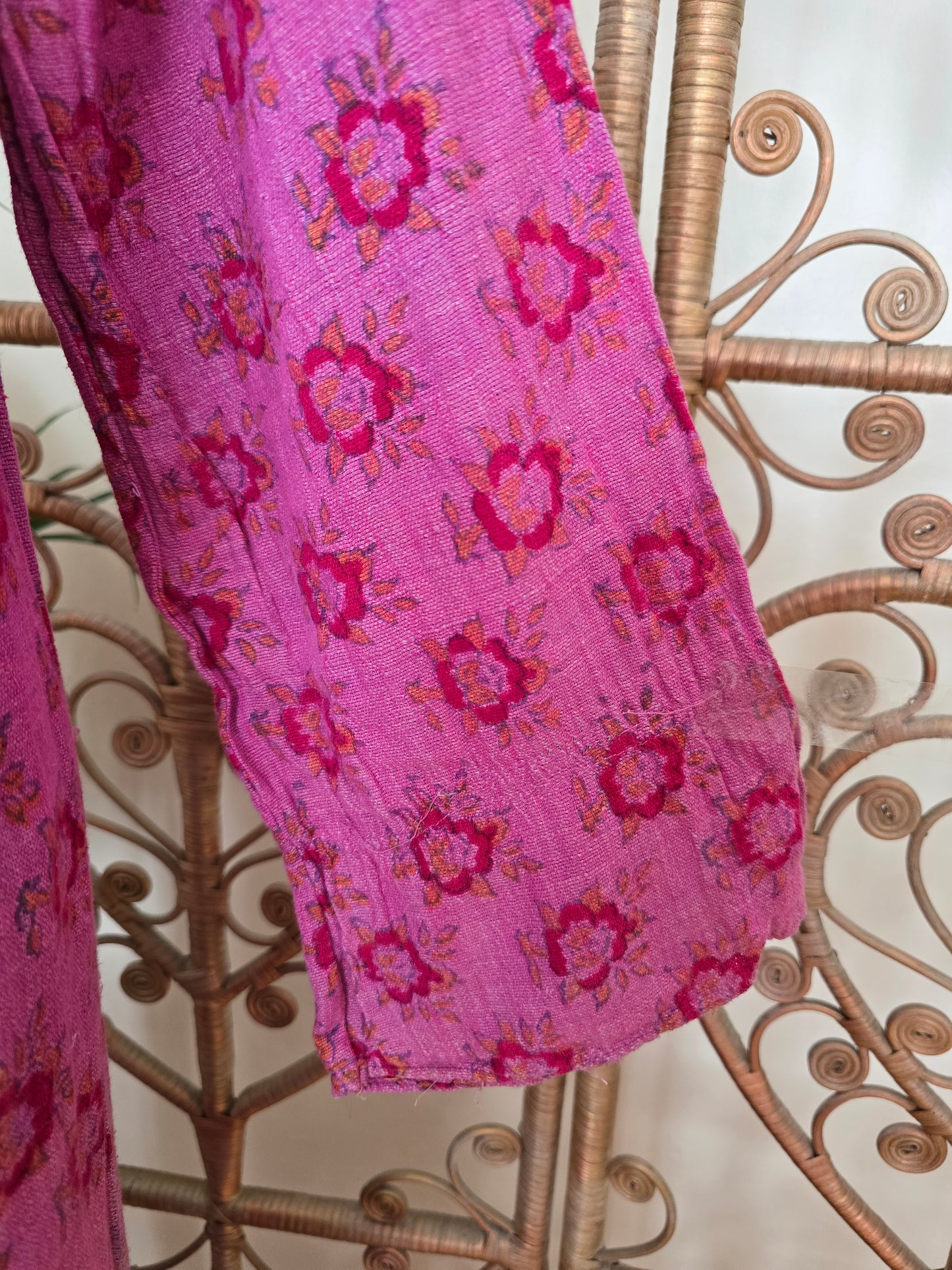 Vintage embroidered cotton dress