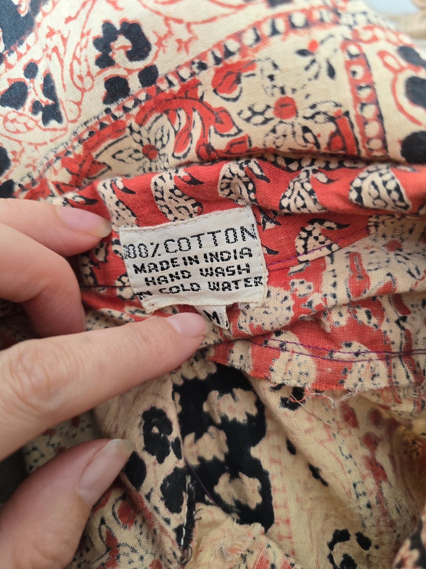 Vintage indian 70s dress
