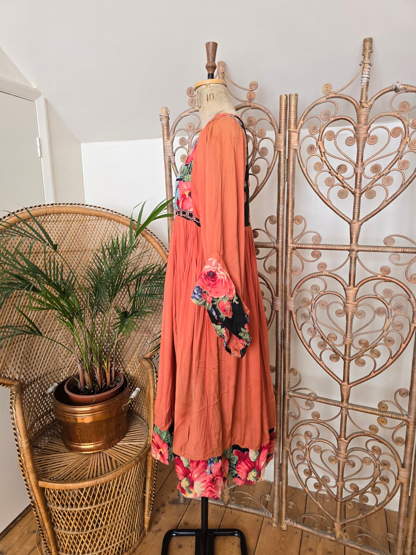 Vintage embroidered Afghan dress