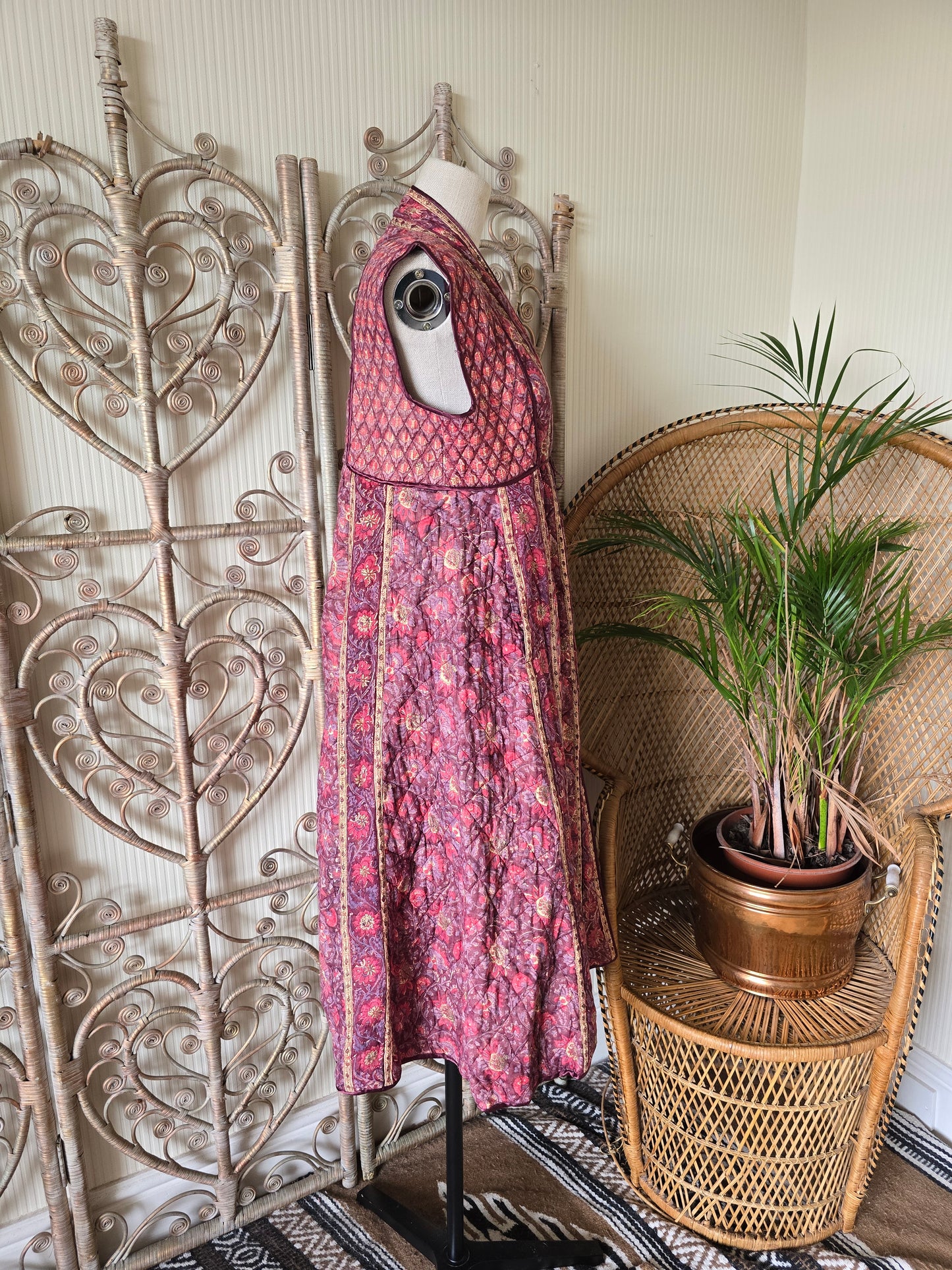 Vintage 70s phool indian waistcoat