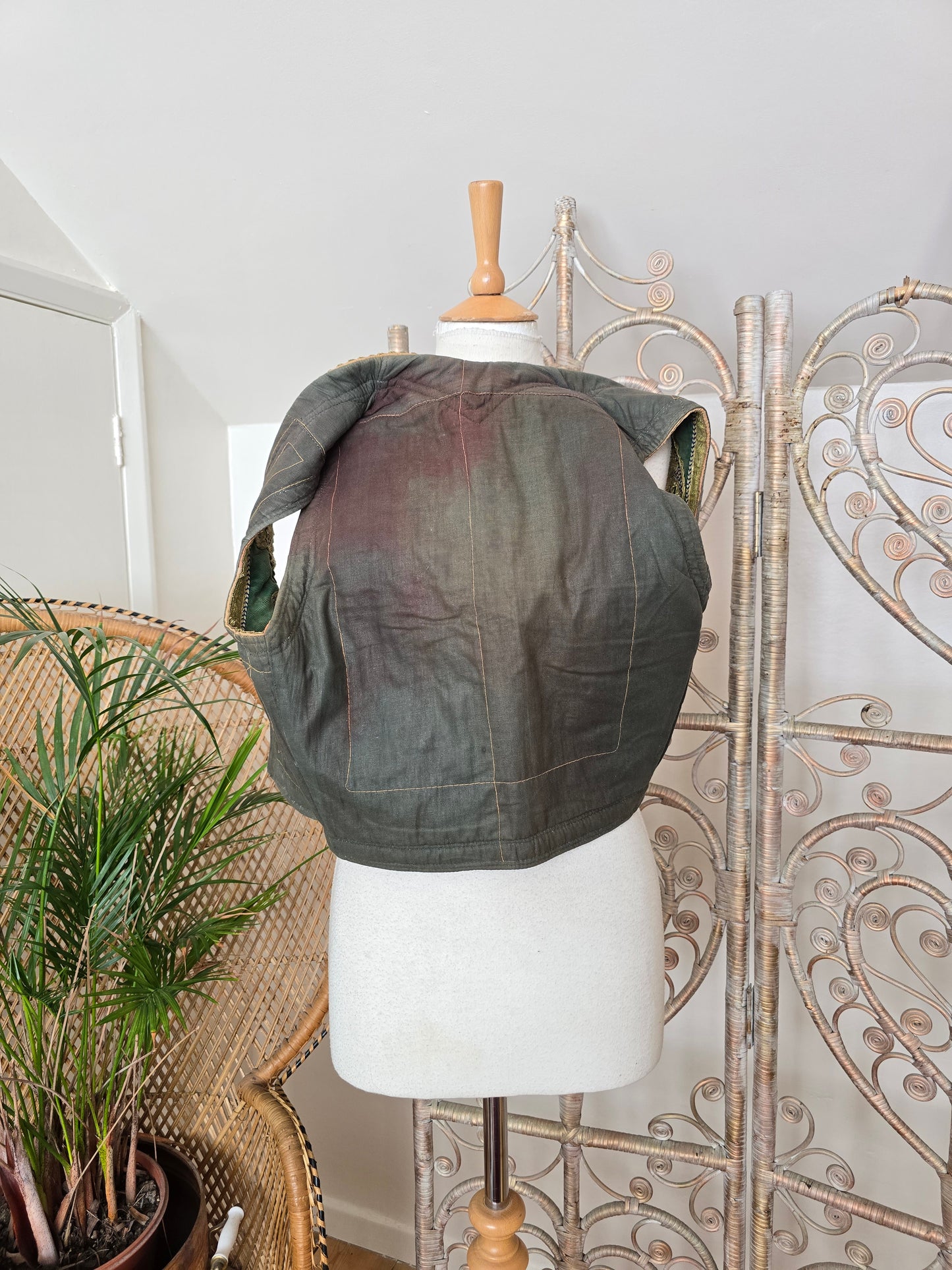 Vintage Antique Turkish velvet waistcoat