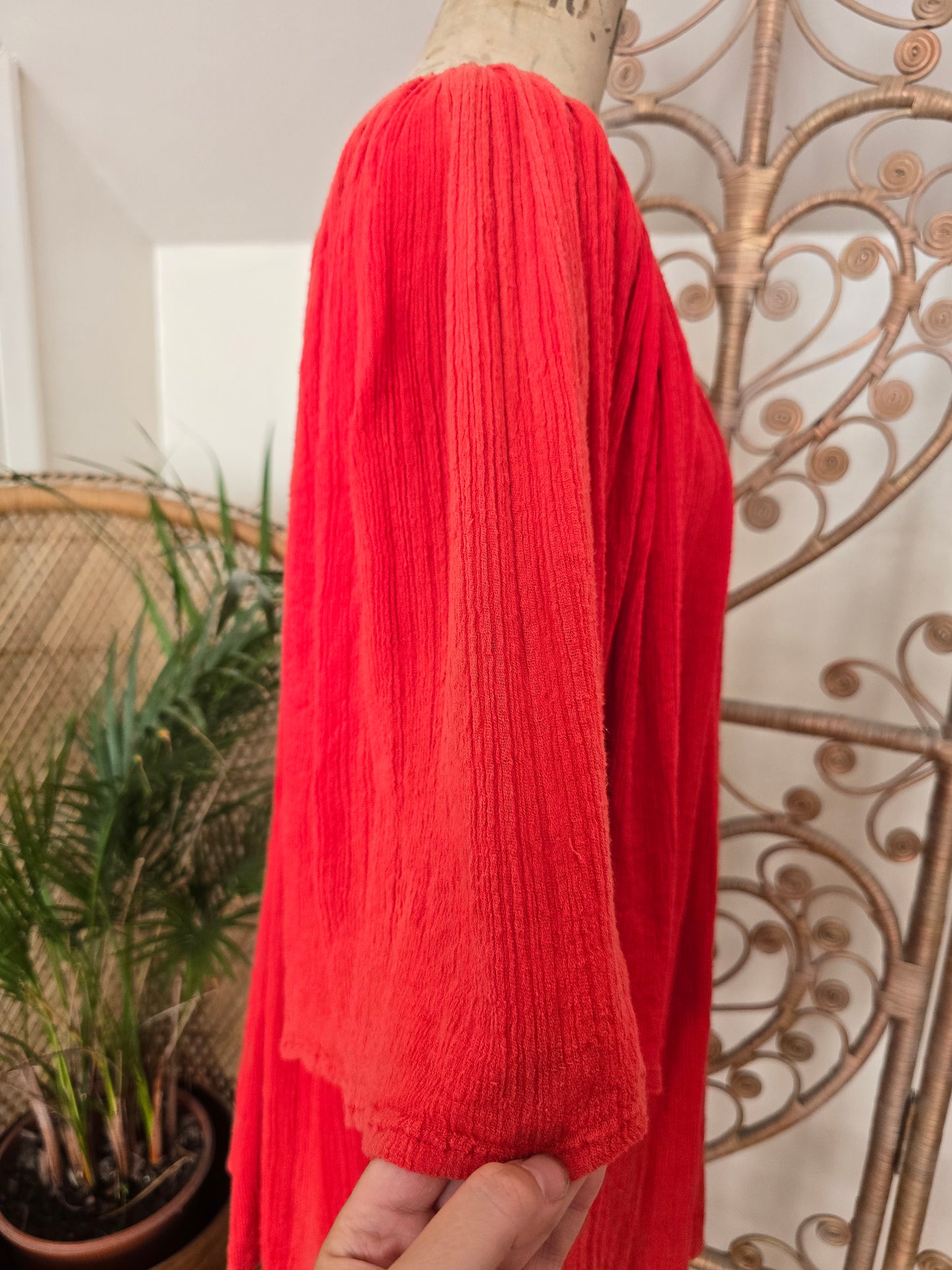 Vintage cheesecloth tunic
