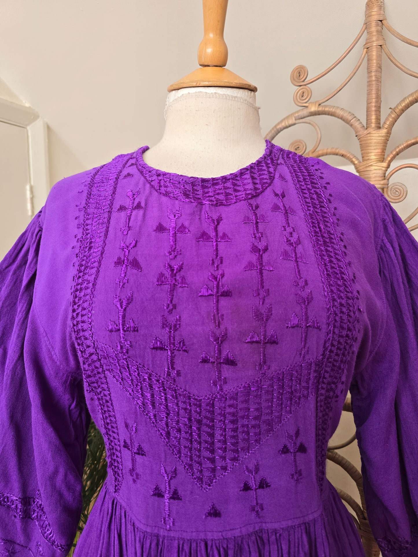 Vintage embroidered dress
