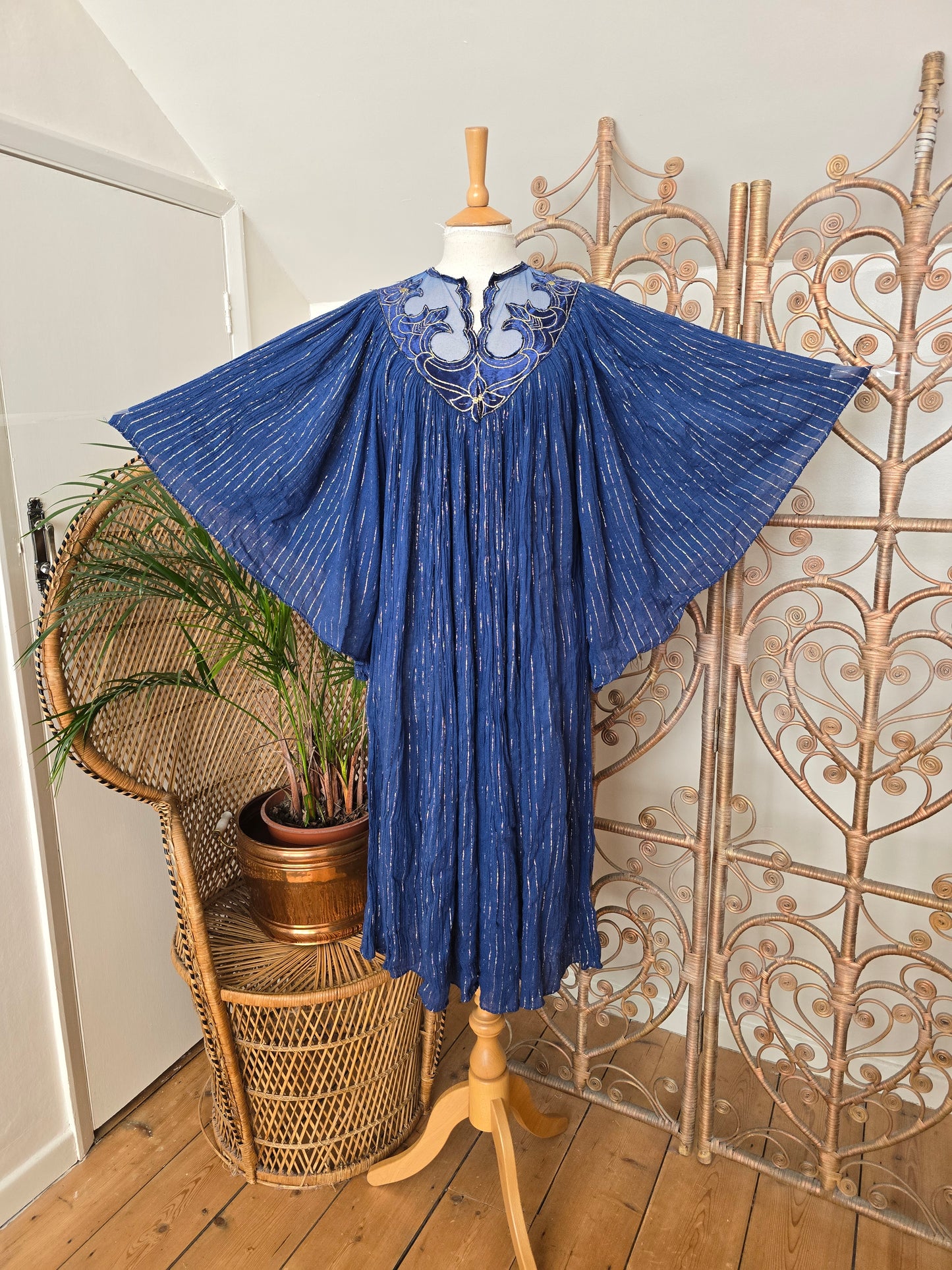 Vintage greek smock dress
