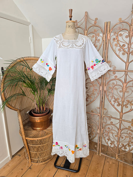 Vintage mexican maxi dress
