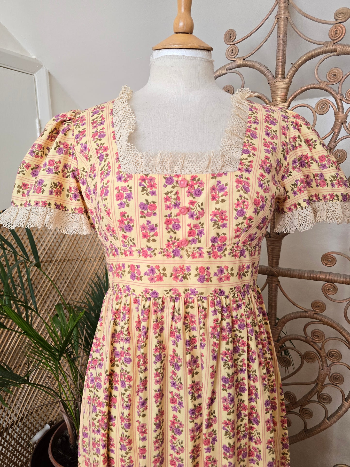 Vintage 70s Samuel Sherman maxi dress