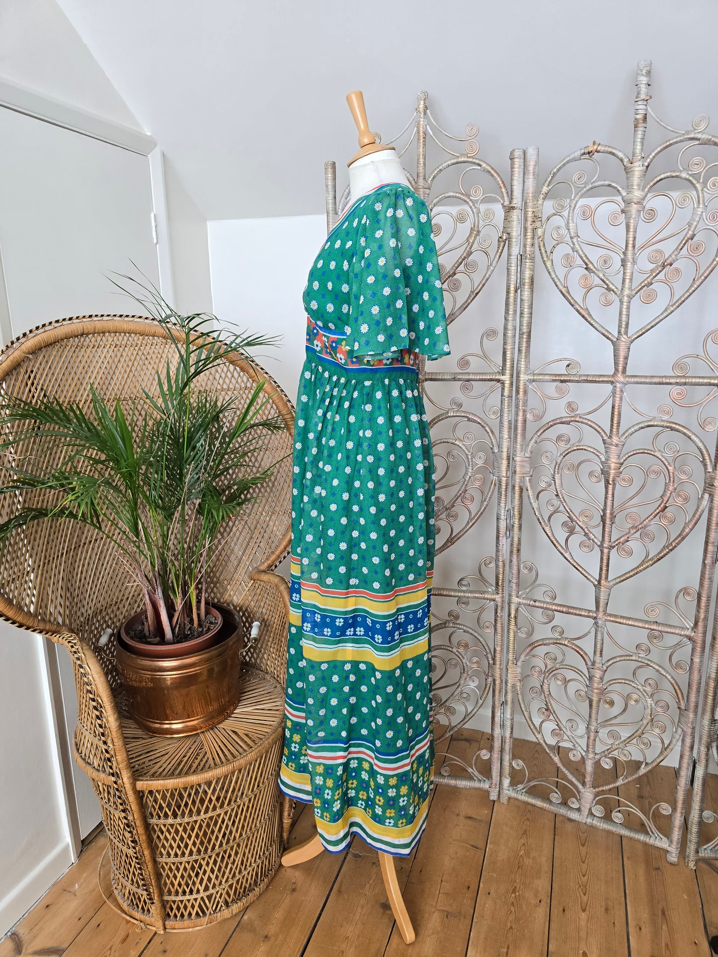 Vintage 70s Samuel Sherman maxi dress