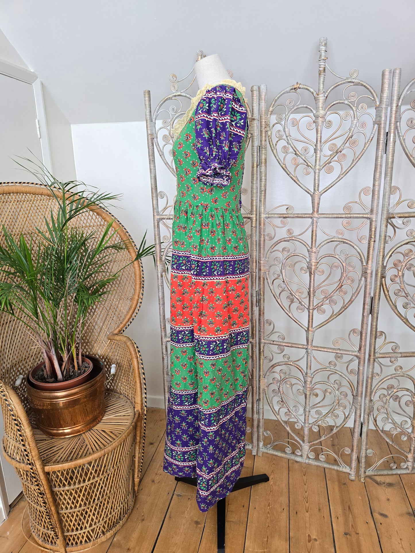 Vintage 70s Samuel Sherman maxi dress