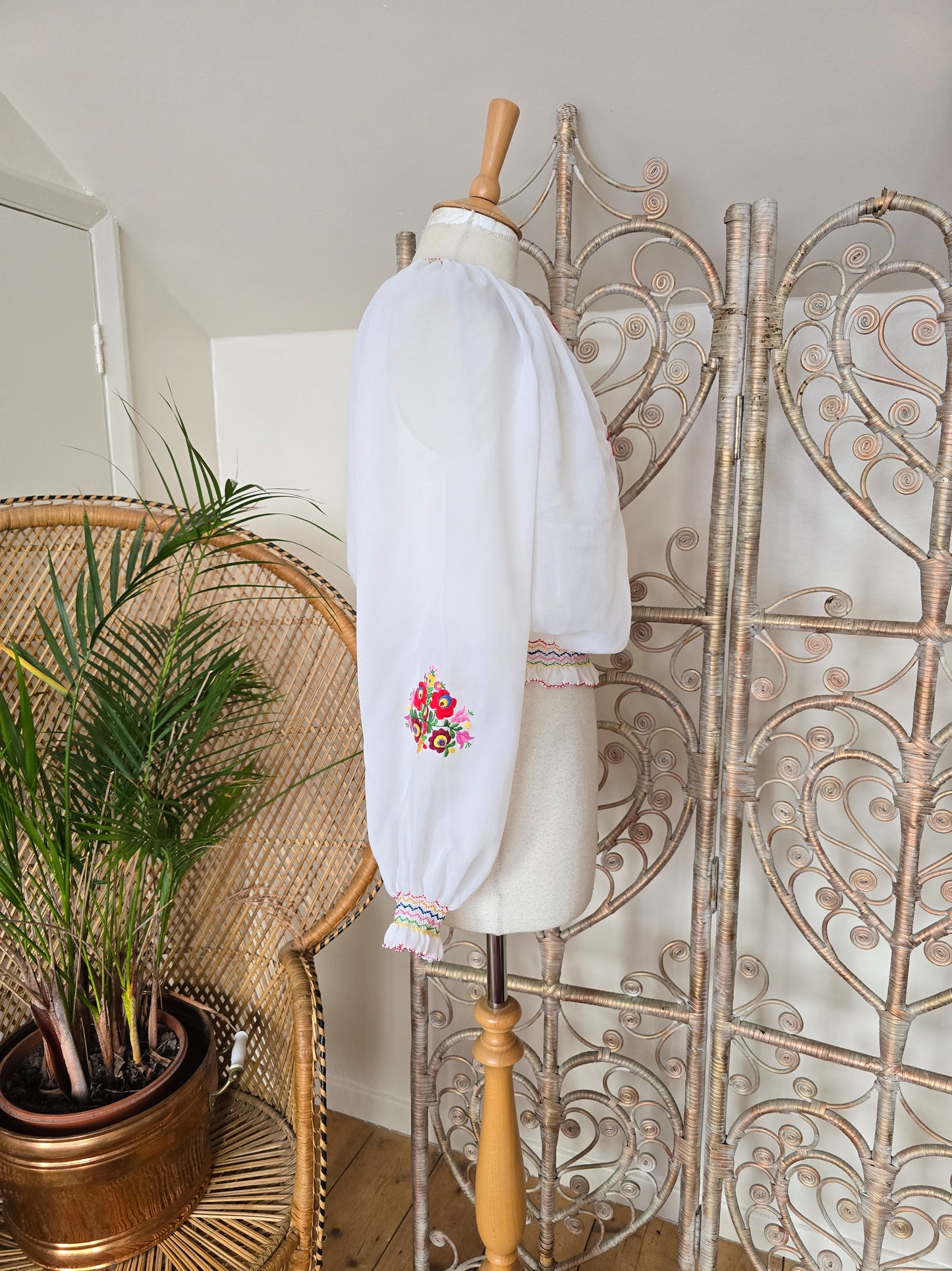 Vintage embroidered blouse