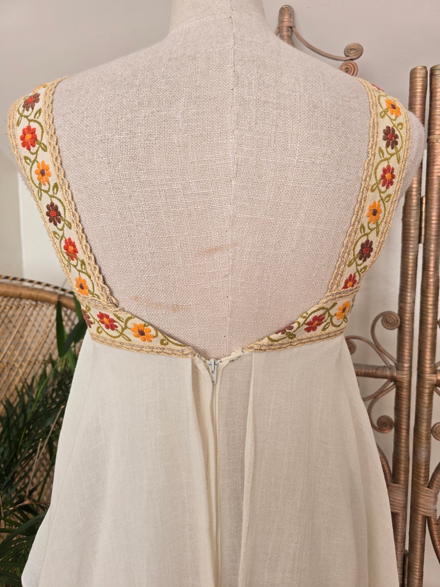 Vintage Mr Darren cheesecloth dress XS